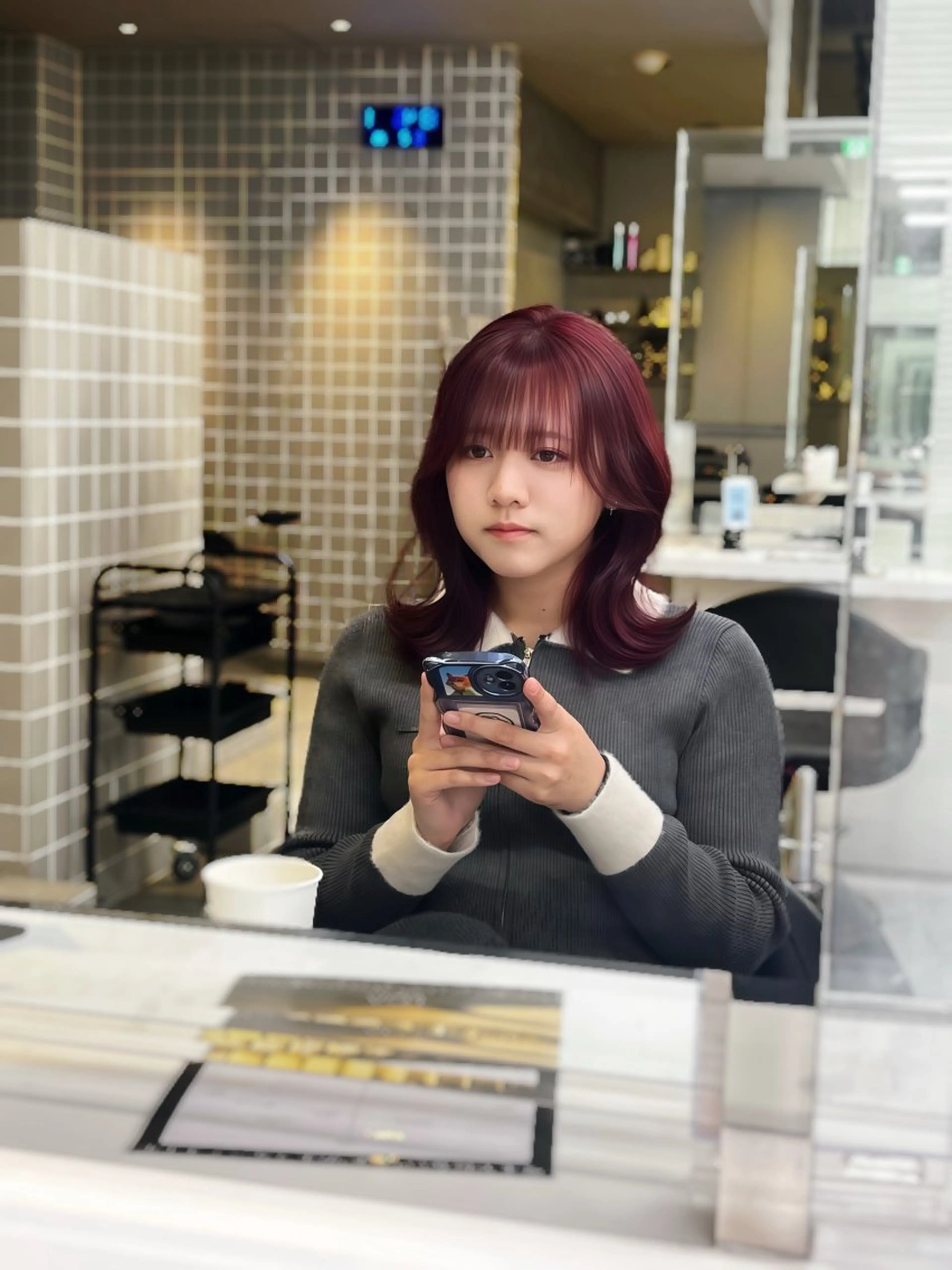 カラー ヘアカラー 🥀韓流暖色ヘア 🥀yuzukiのヘアスタイル