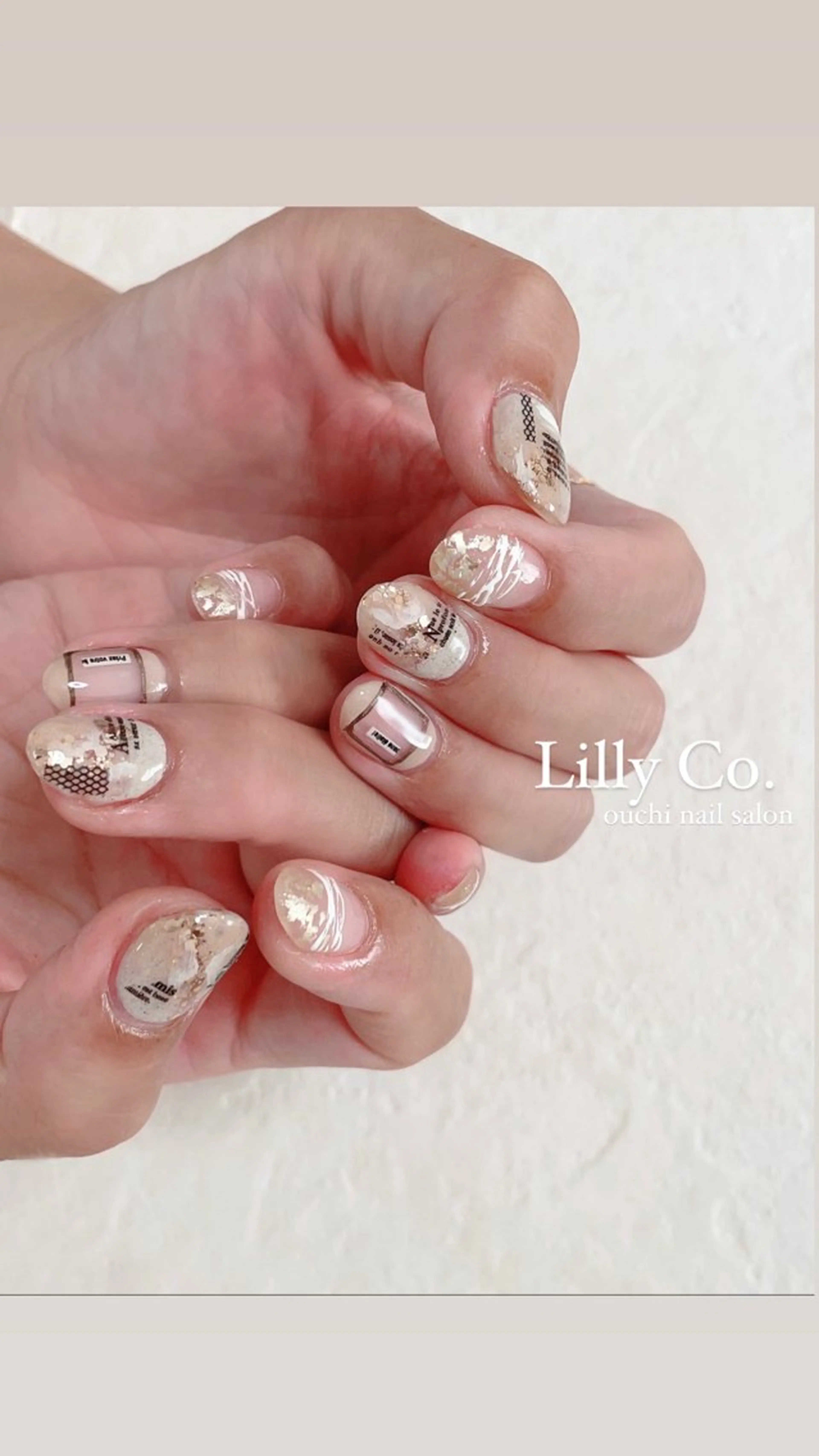 ネイル ニュアンスネイル ハンドネイル ハンドケア Lilly Co.のネイルデザイン