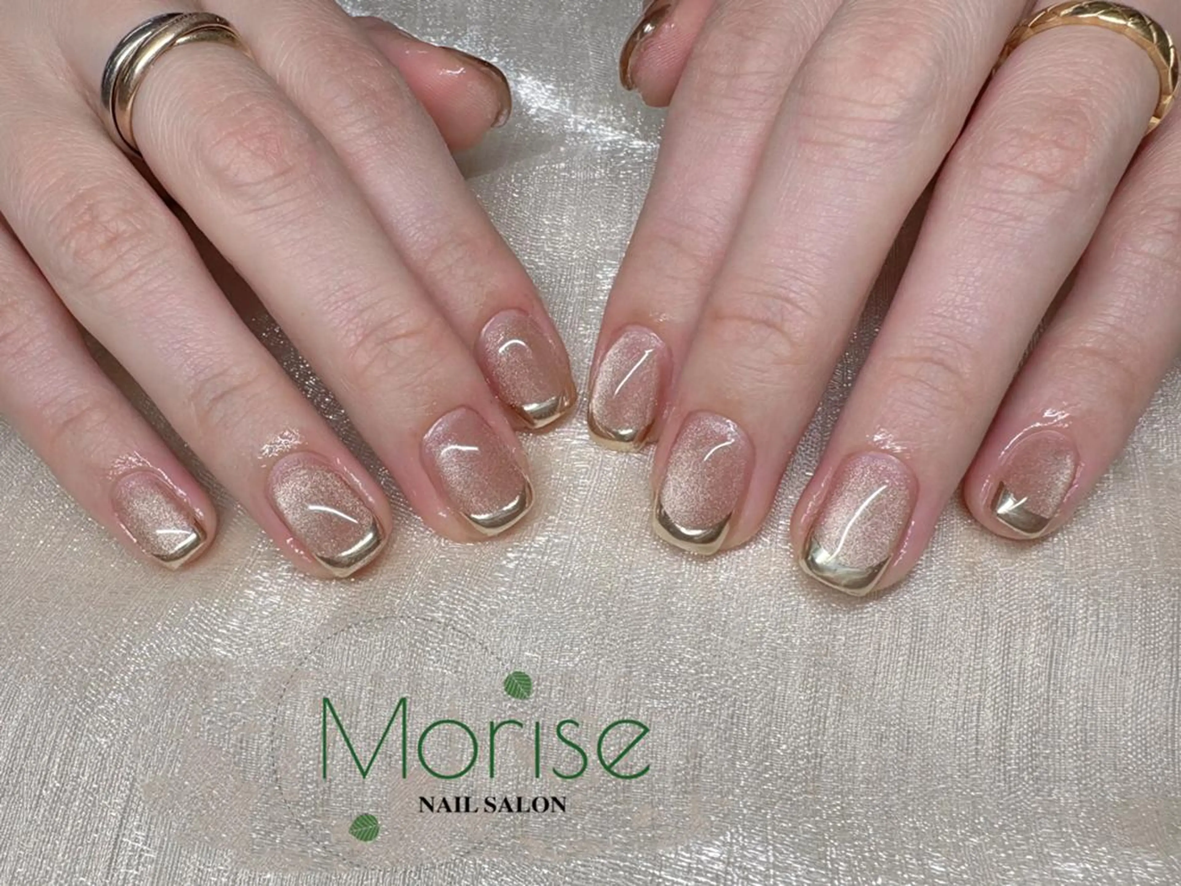 ネイル フットネイル フレンチネイル ジェルネイル ガラスフレンチ 韓国ネイル ハンドネイル ハンドケア MoriseNail 表参道 Ninaになのネイルデザイン