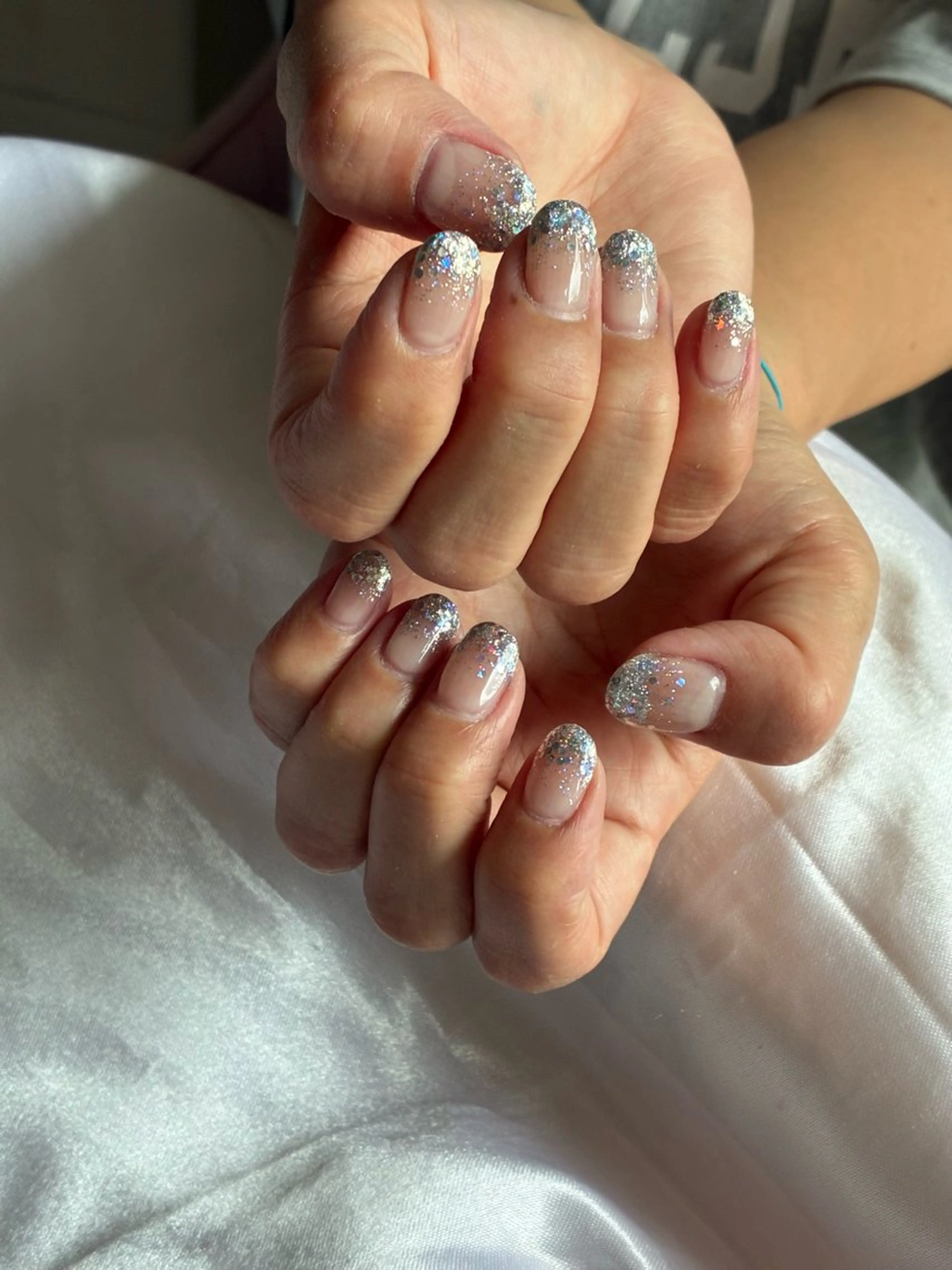 ネイル グラデーション ラメ(グリッター) ラメグラデーション ネイリスト 未來のネイルデザイン