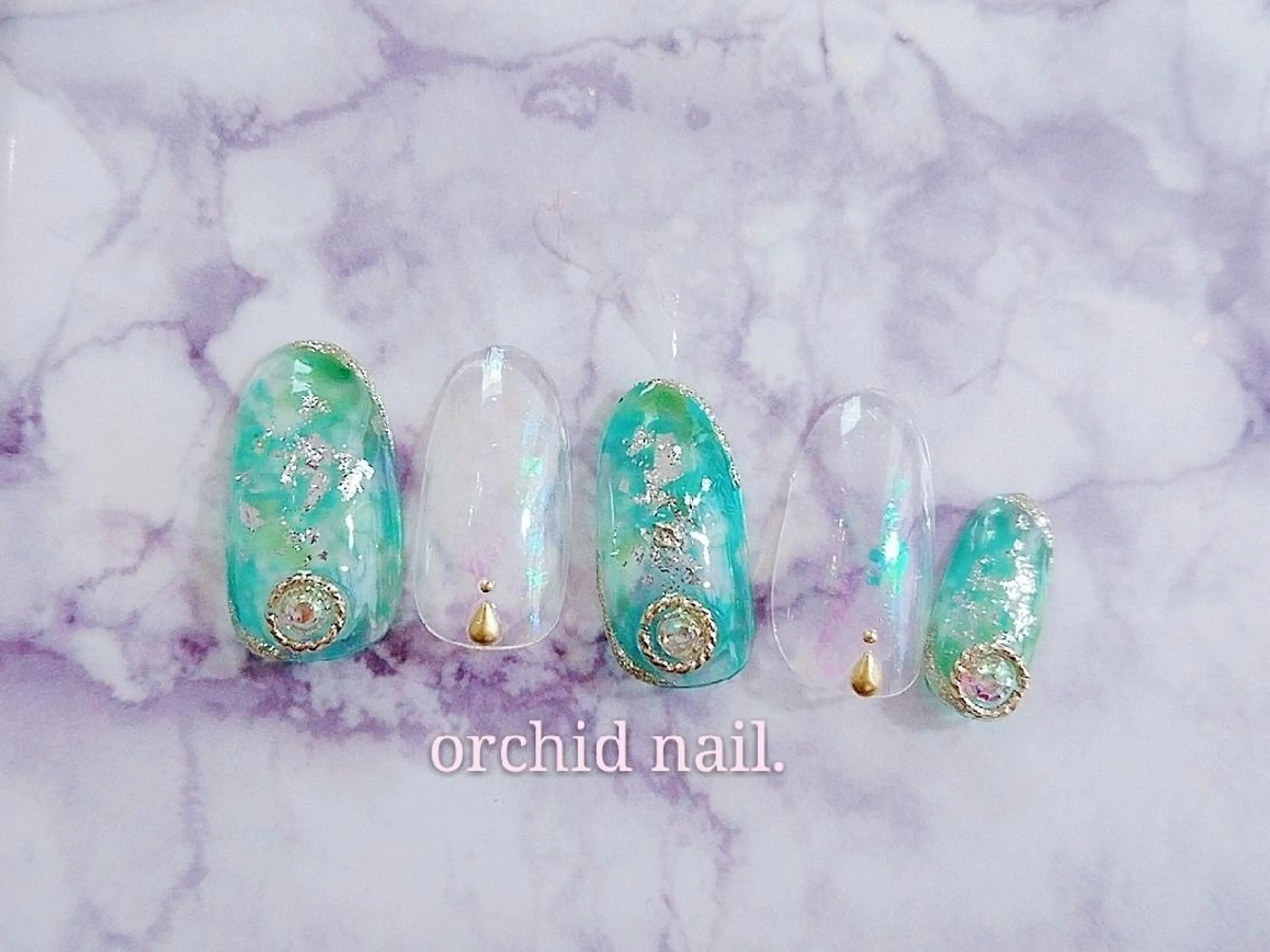 ネイル orchid ♡オーキッドのネイルデザイン