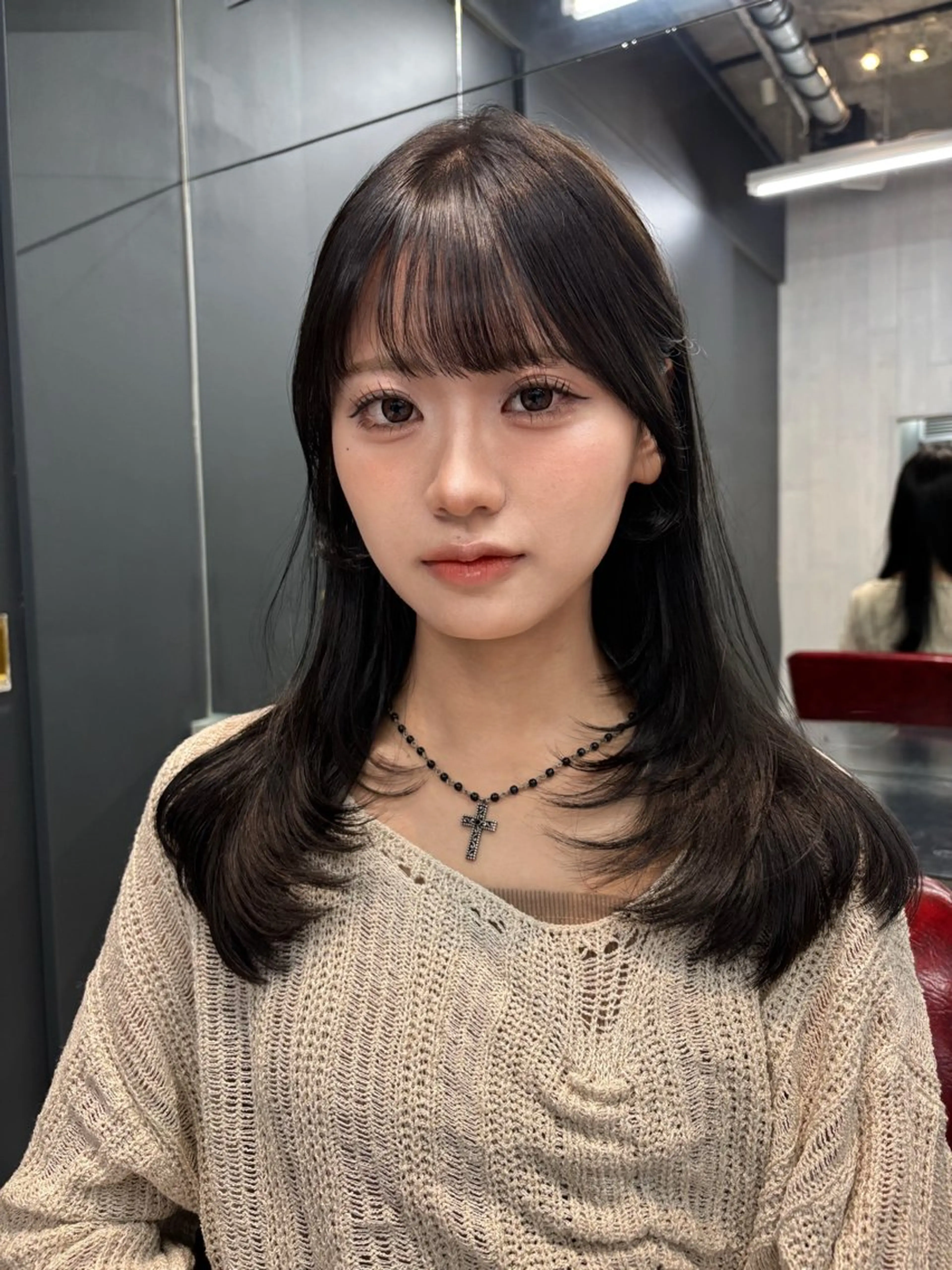 セミロング カラー カット ヘアカラー トリートメント 細井 友貴のヘアスタイル