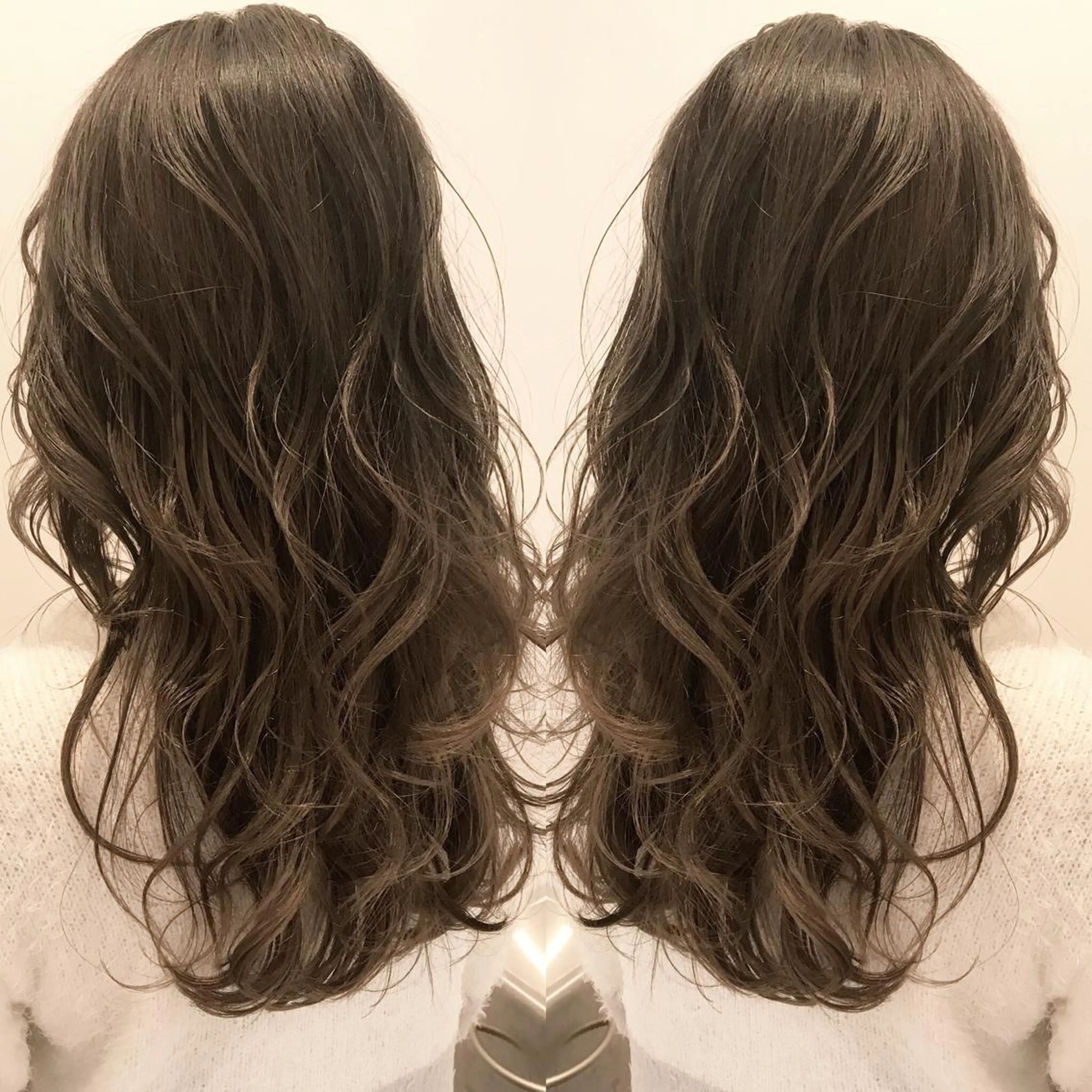 ロング カラー シールエクステ⭐️ オオミタクヤのヘアスタイル