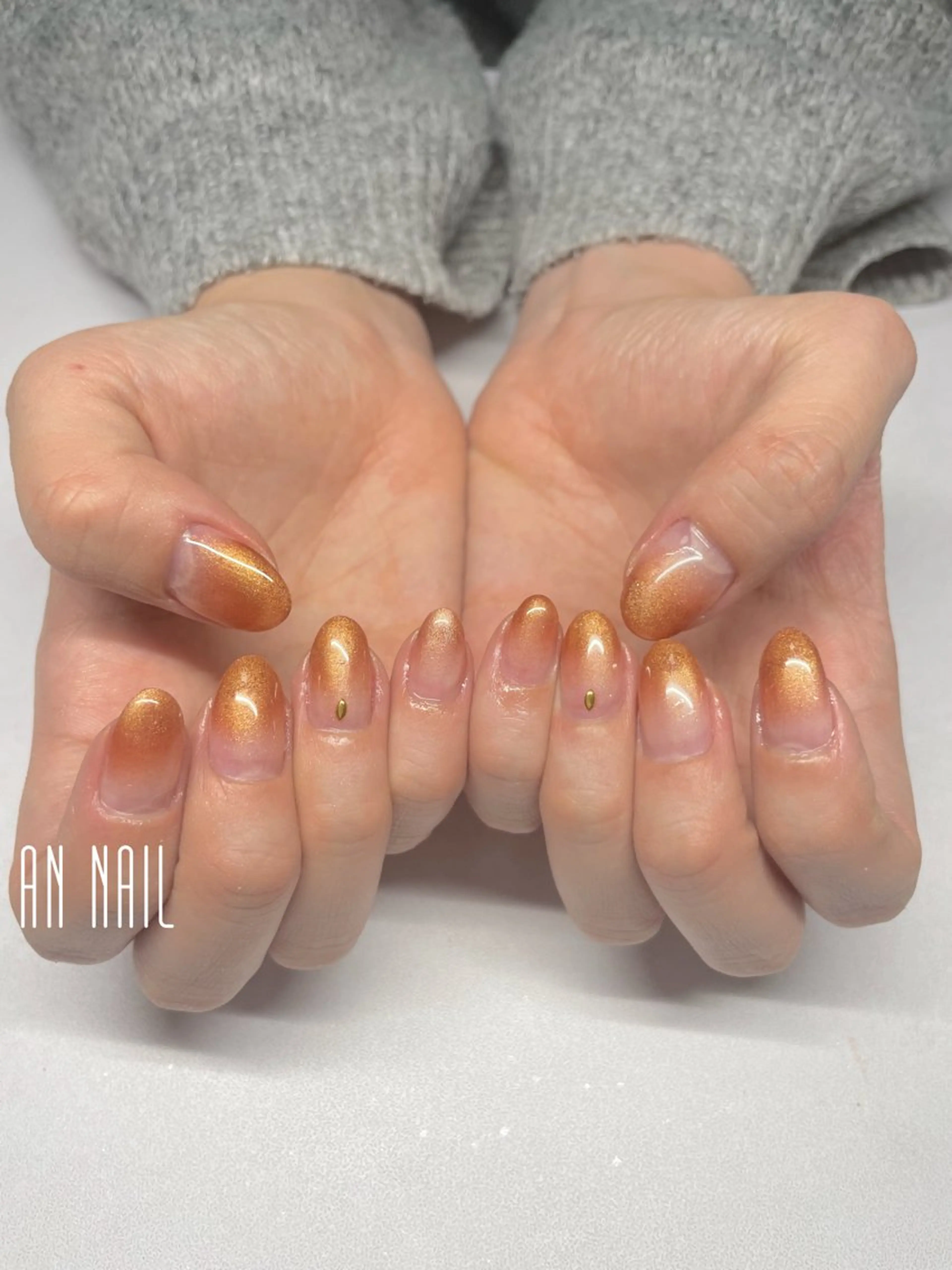 ネイル グラデーション ハンドネイル AN Nailのネイルデザイン