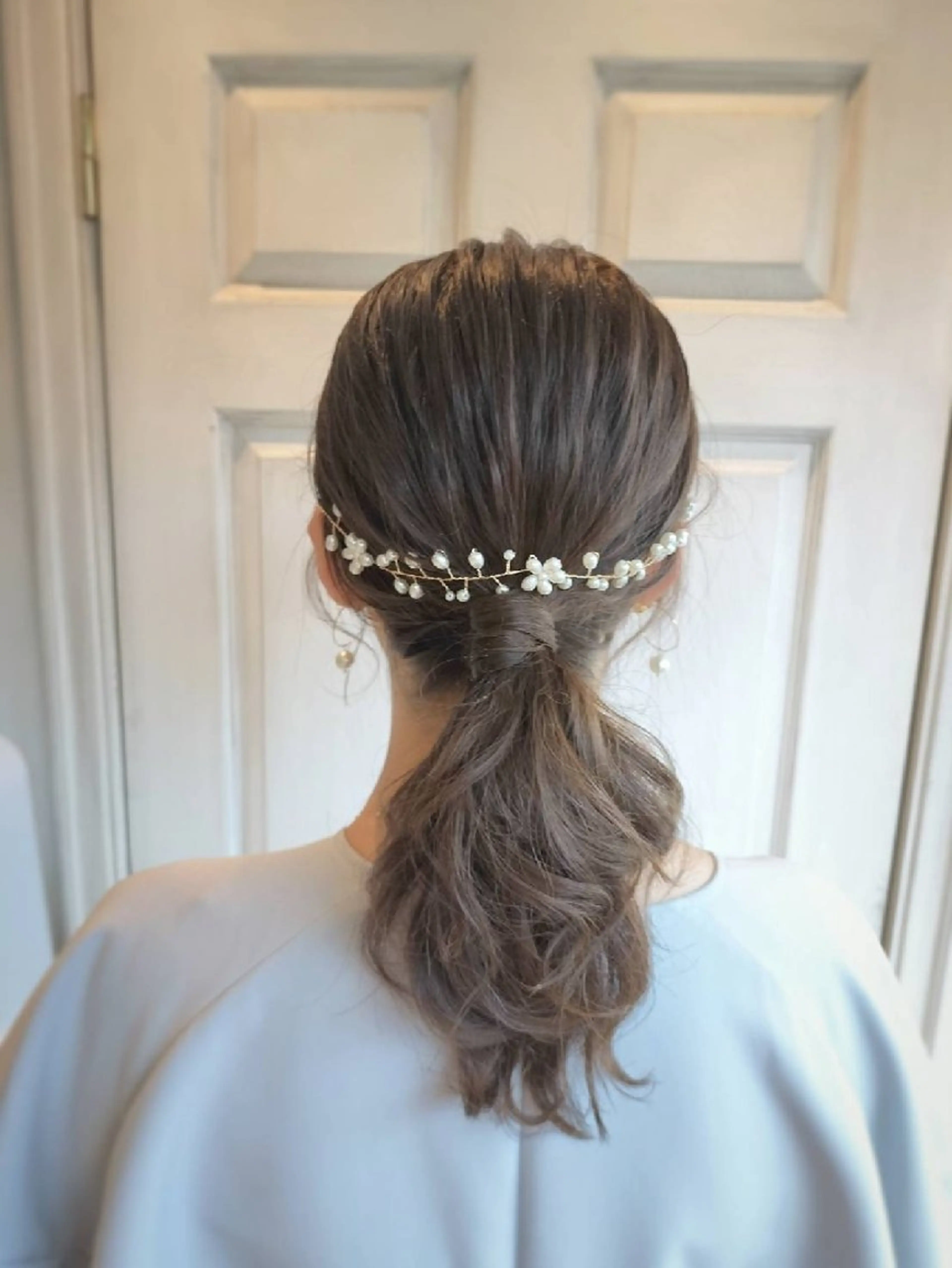 ヘアアレンジ セミロング Watanabe. cのヘアスタイル