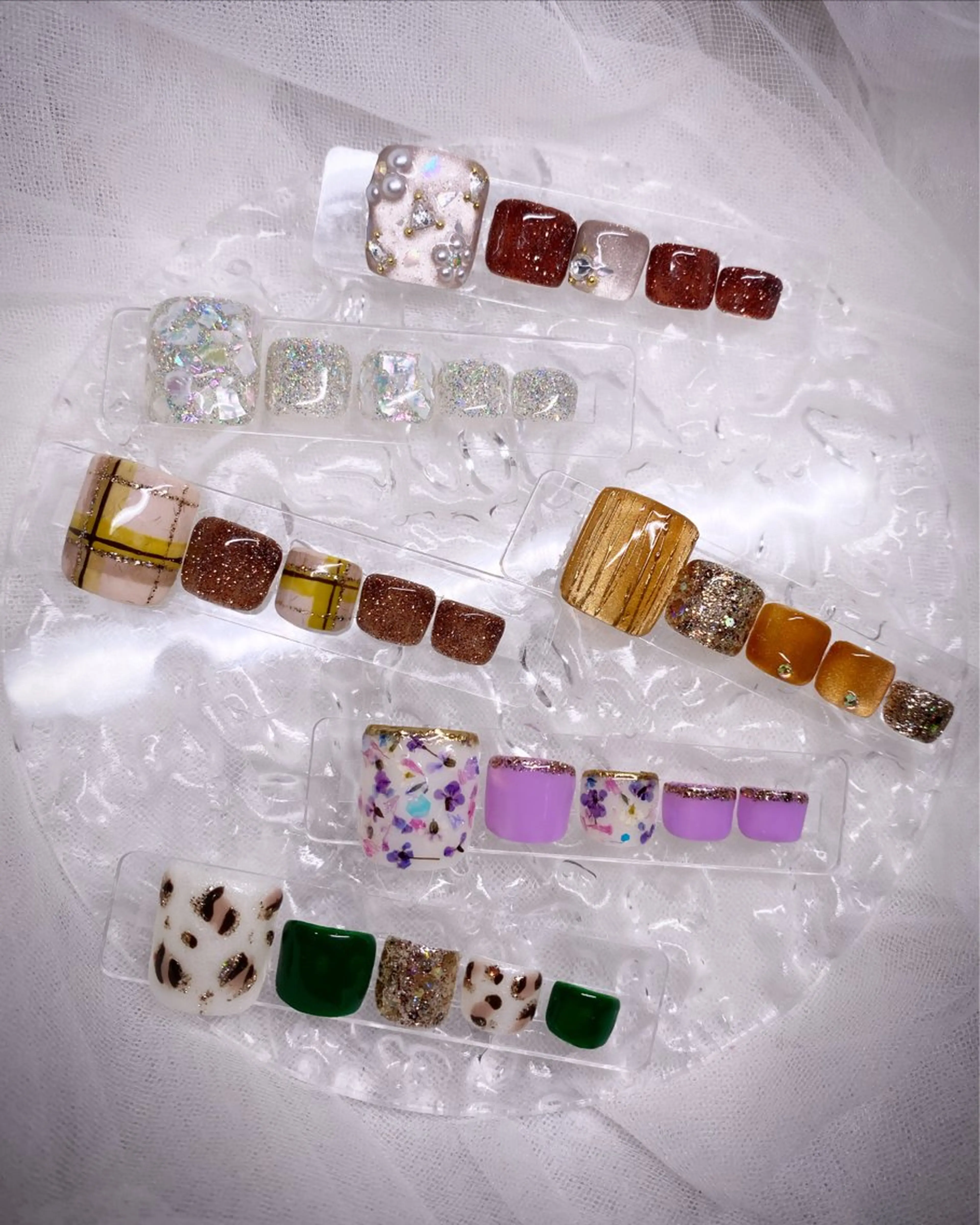 ネイル フットネイル 冬ネイル Anela Nailのネイルデザイン