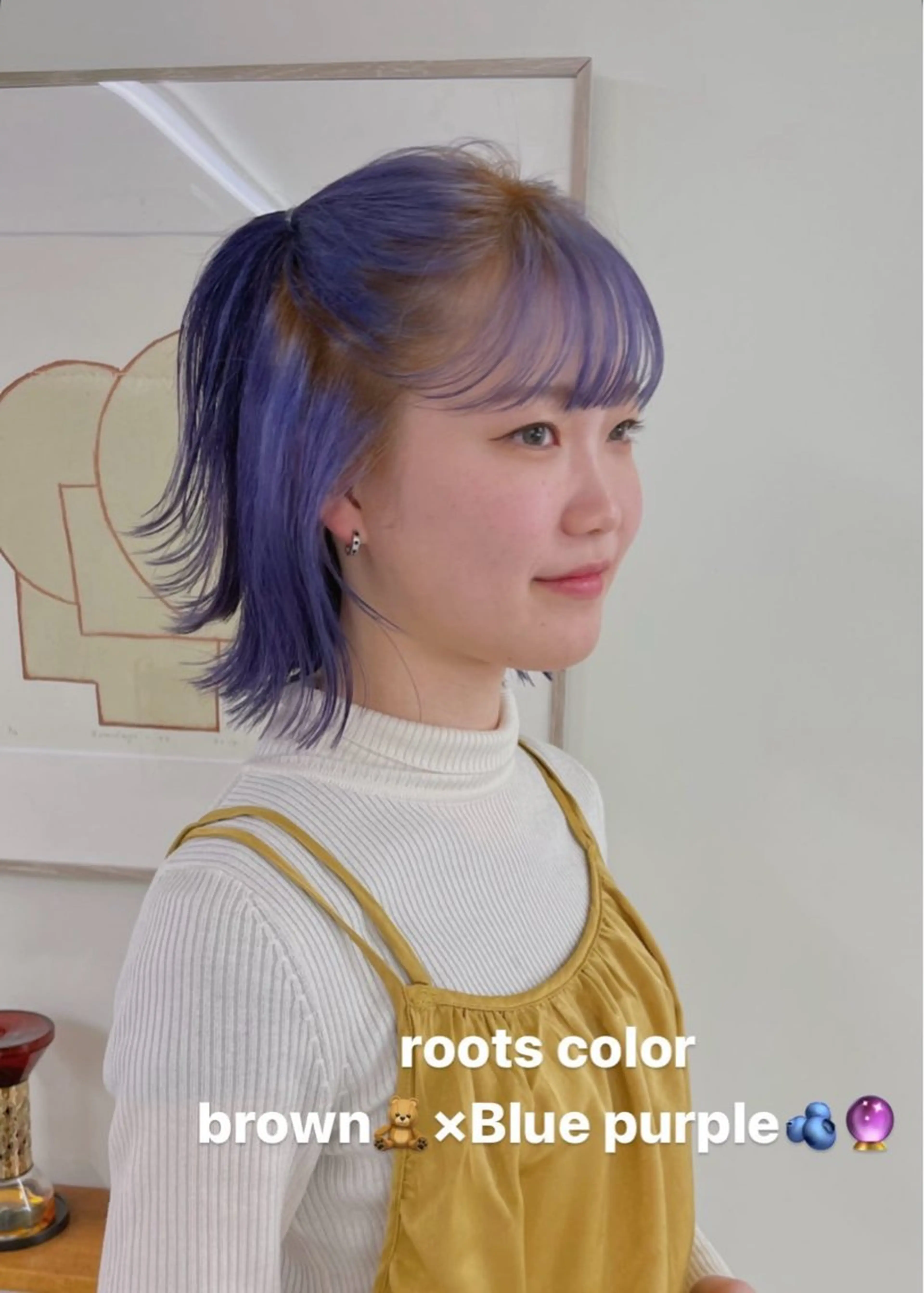 カラー ブリーチ ブラウンカラー ブリーチなしカラー ヘアカラー ニイ/栄/ カラーリスト/ロングのヘアスタイル