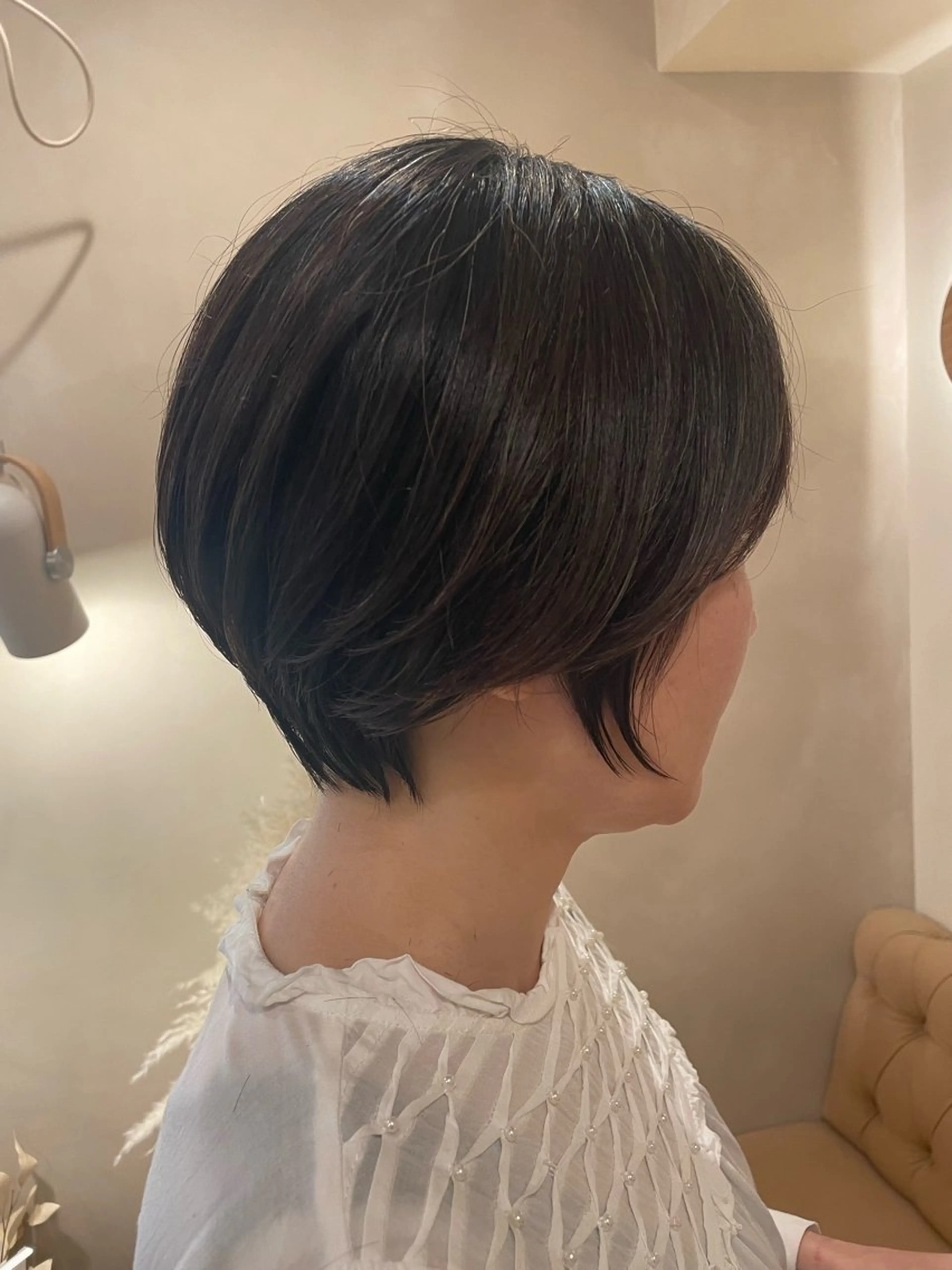 ショート ミルクティ/ピンク/ レイヤー/yuriaのヘアスタイル