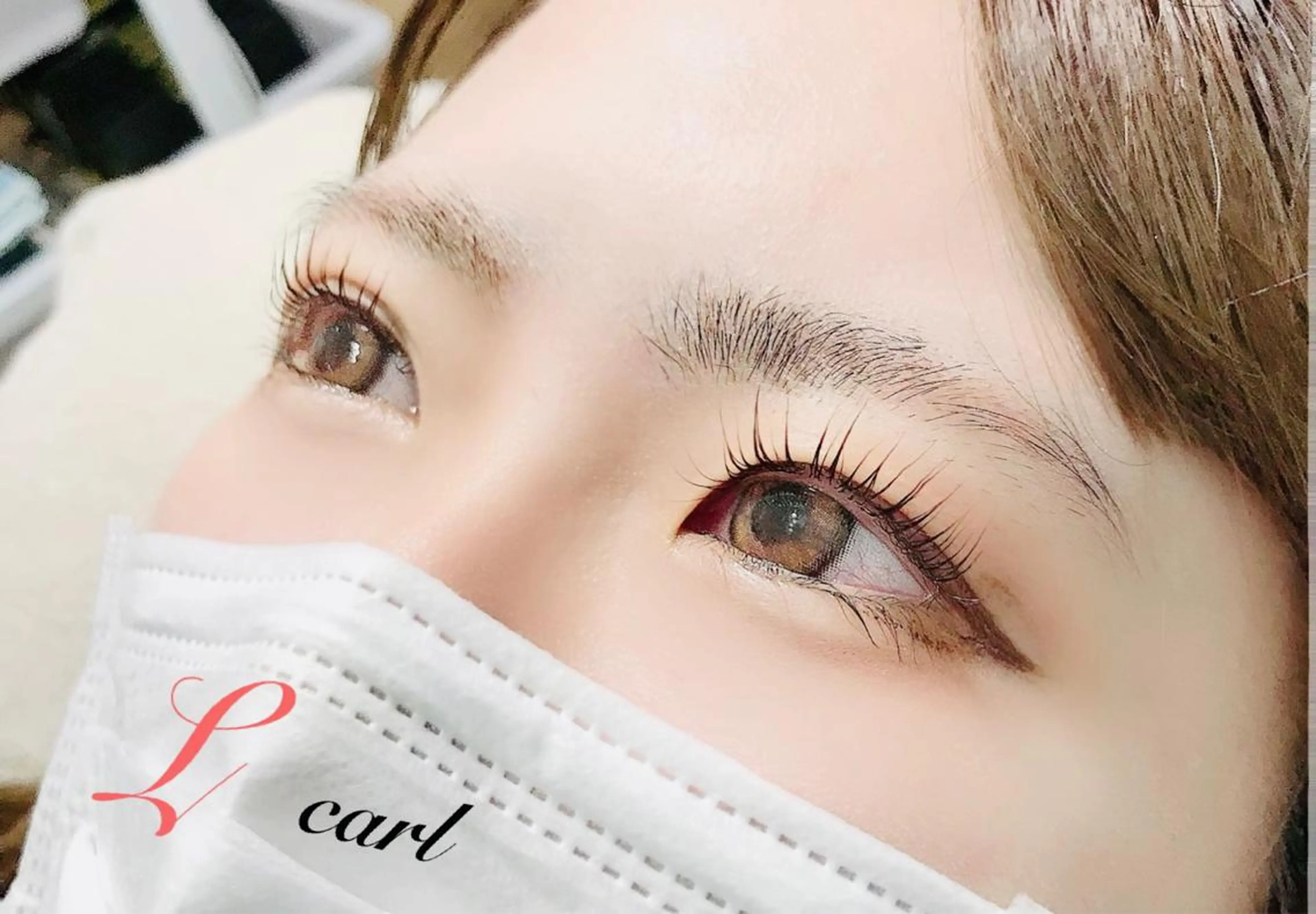 マツエク・マツパ ケラチンラッシュリフト バインドロック Cカール キュート フラットラッシュ マツパ eyelash presh yukaのマツエク・マツパデザイン