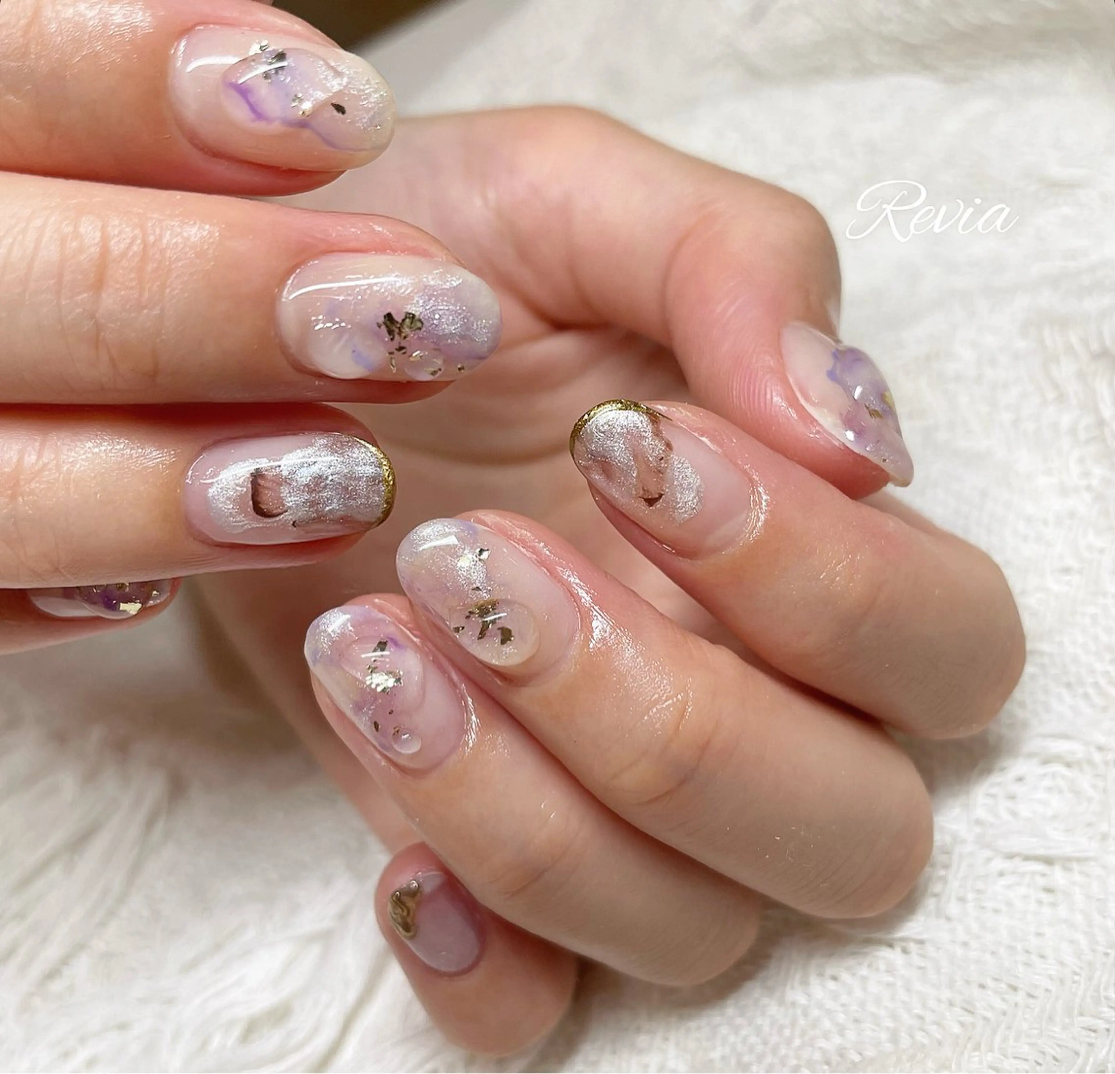 ネイル ハンドネイル revia所属・ERI Nailistのネイルデザイン