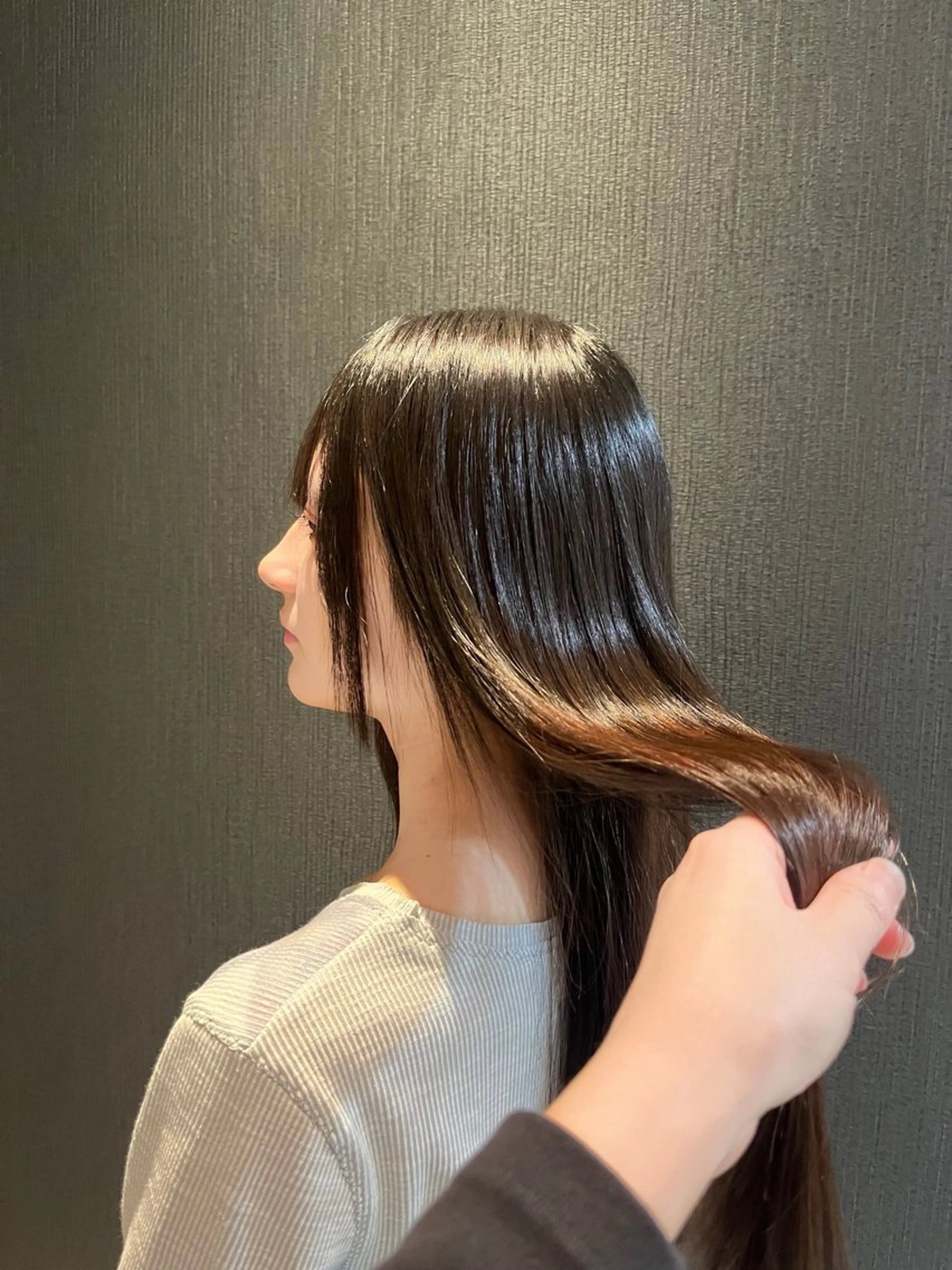 パーマ カット 縮毛矯正 生活に馴染む デザイン/鏡ゆうかのヘアスタイル