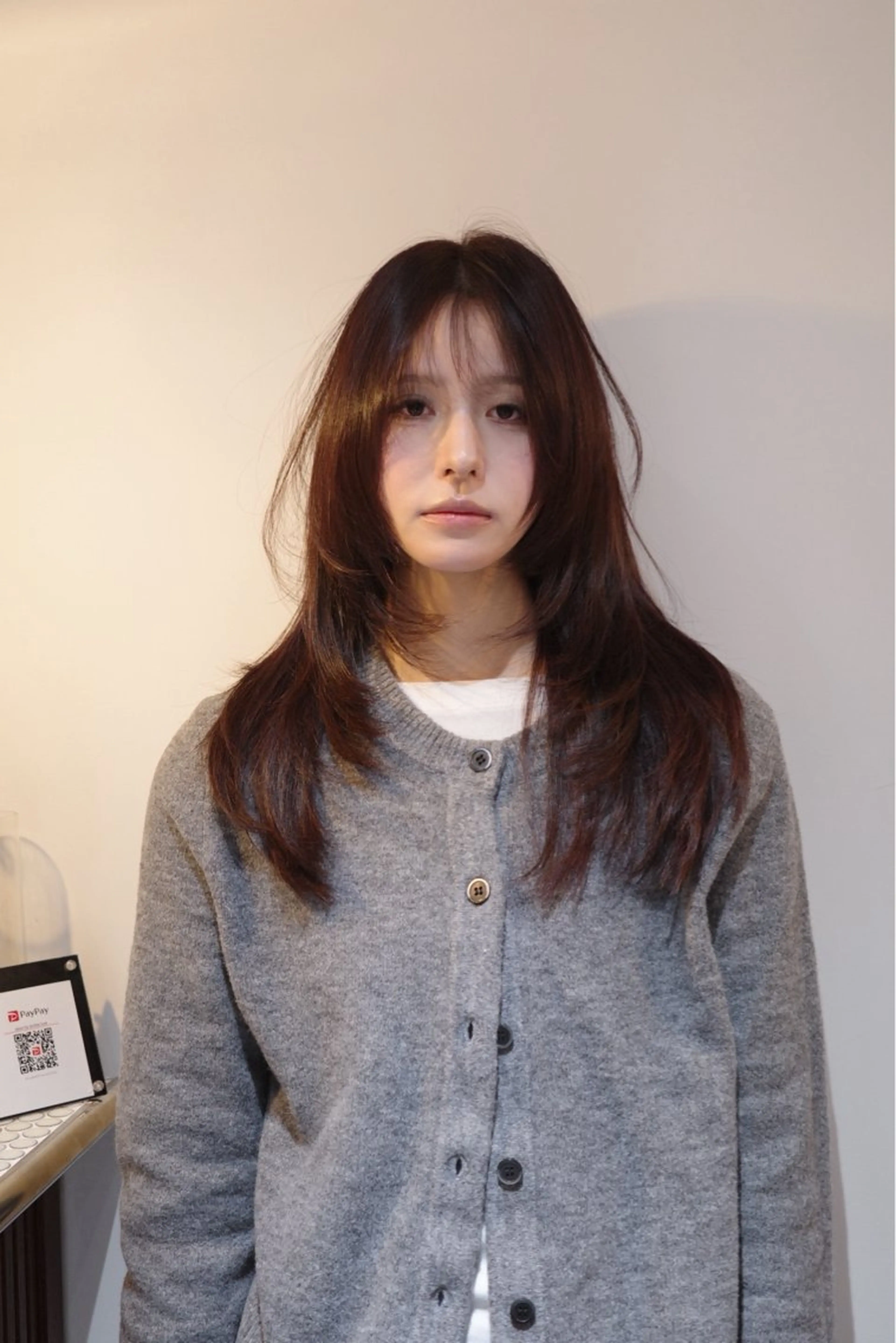 ミディアム カラー ヘアアレンジ カット ヘアカラー トリートメント opus 店長大和 レイヤー/赤み消しのヘアスタイル