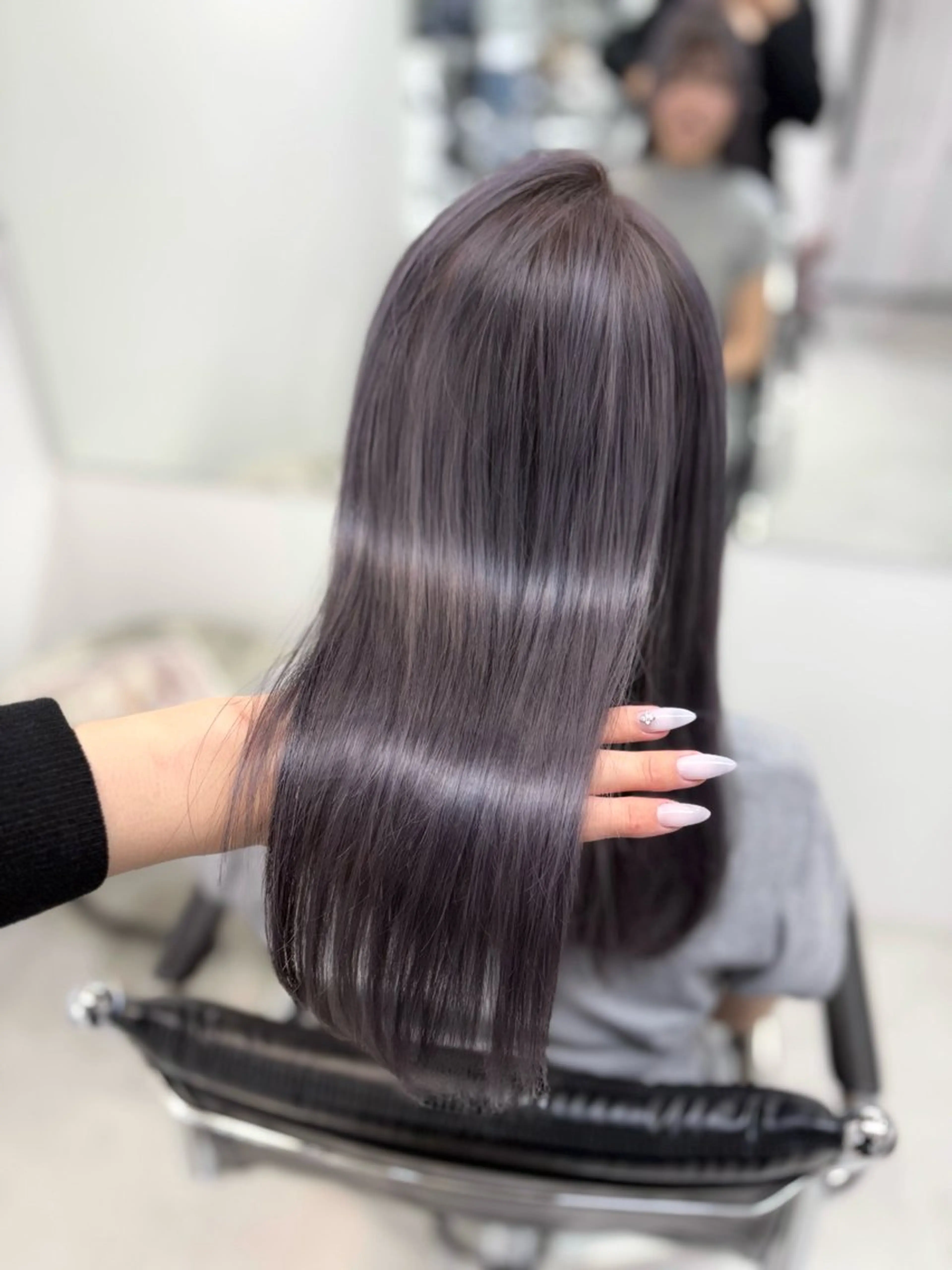 ロング ヘアカラー トリートメント ATRA所属・ワンホン級艶髪 🤍𝑀𝐼𝐻𝑂のヘアスタイル