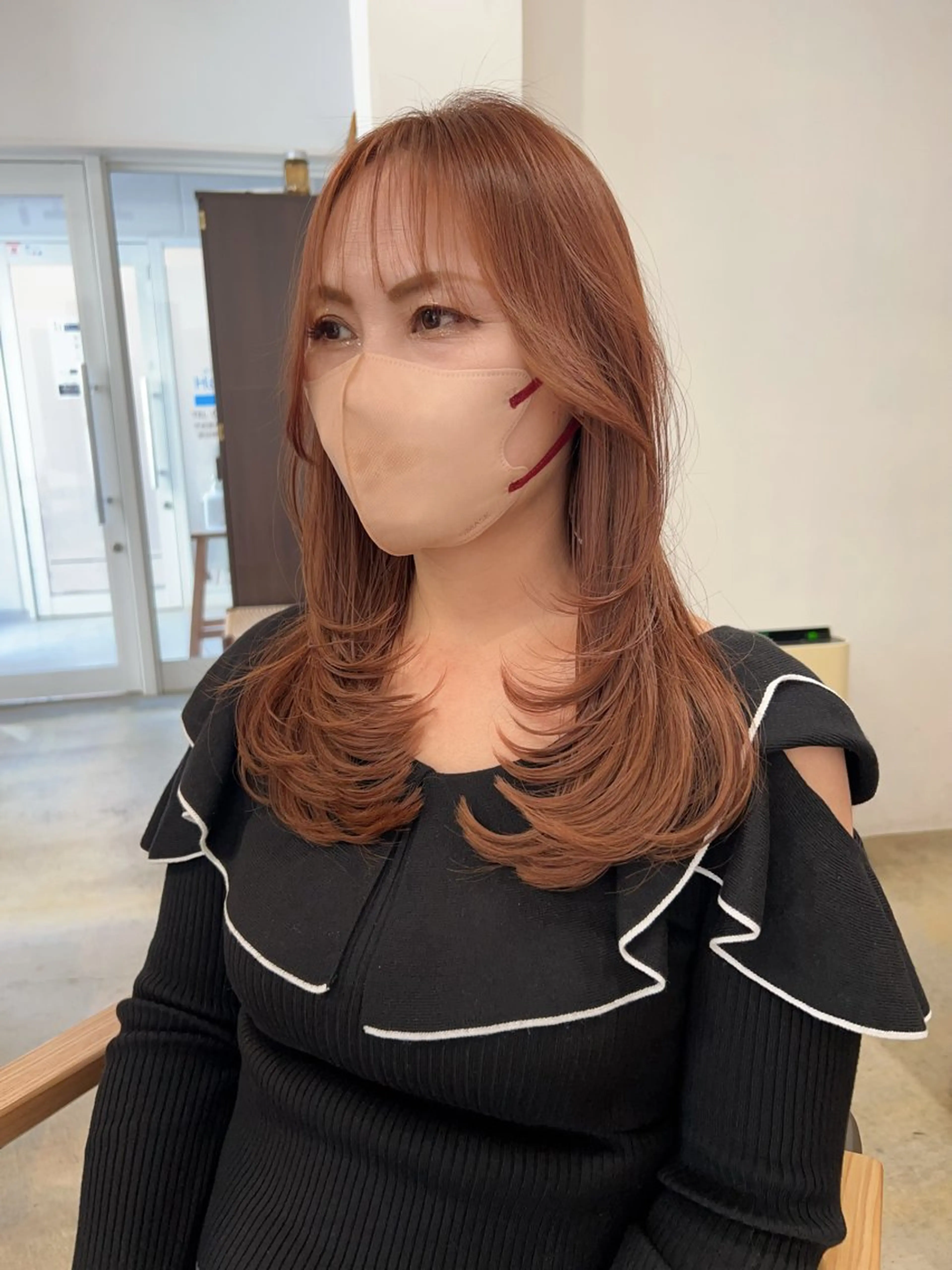 🇰🇷韓国レイヤー🇰🇷骨格似合わせカット＆トリートメント　【くびれレイヤー　ウルフレイヤー　ウルフカット】の写真