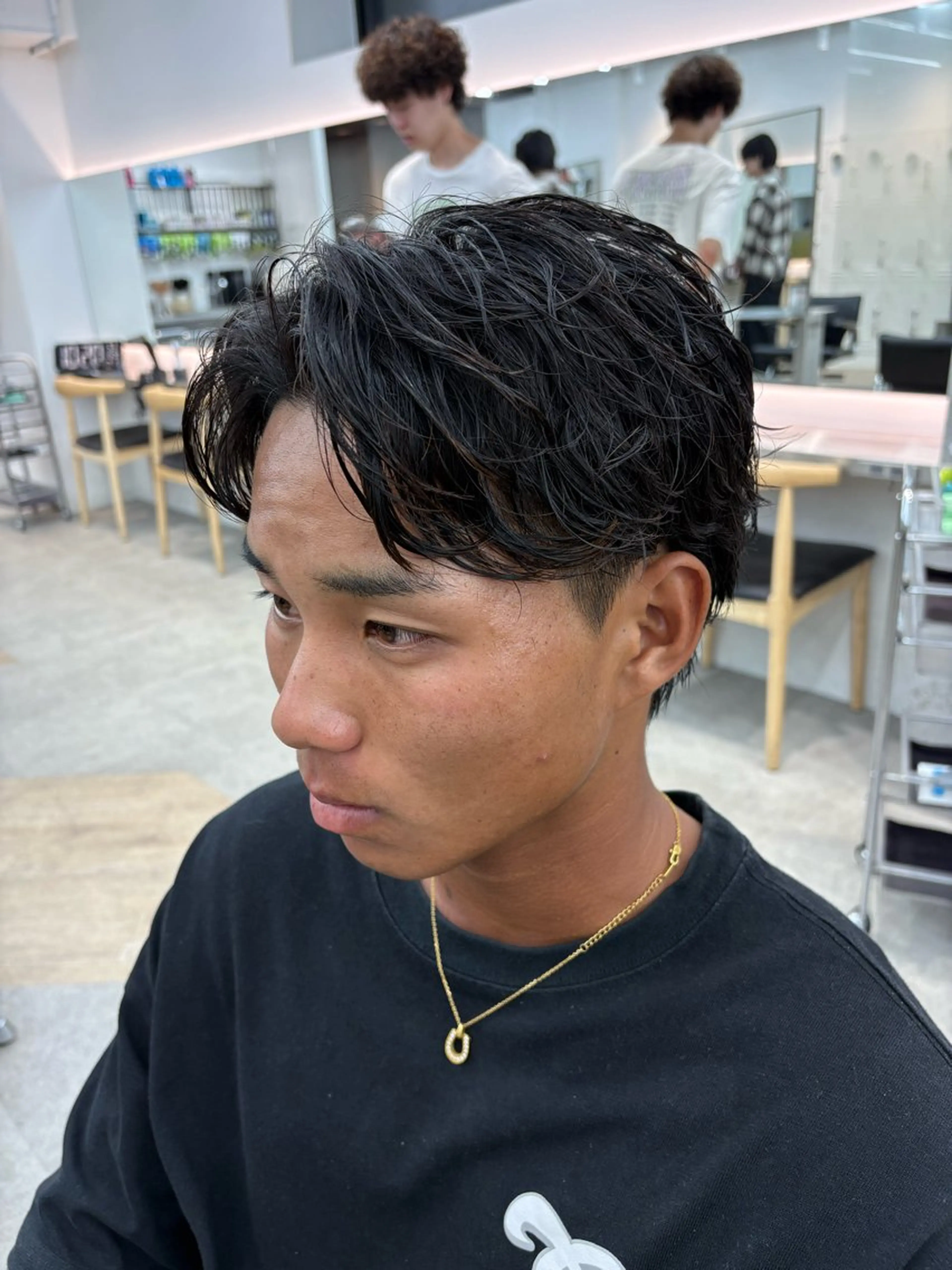 パーマ メンズ パーマ 🌀toa/波巻き✨ /メンズパーマ／栄のヘアスタイル