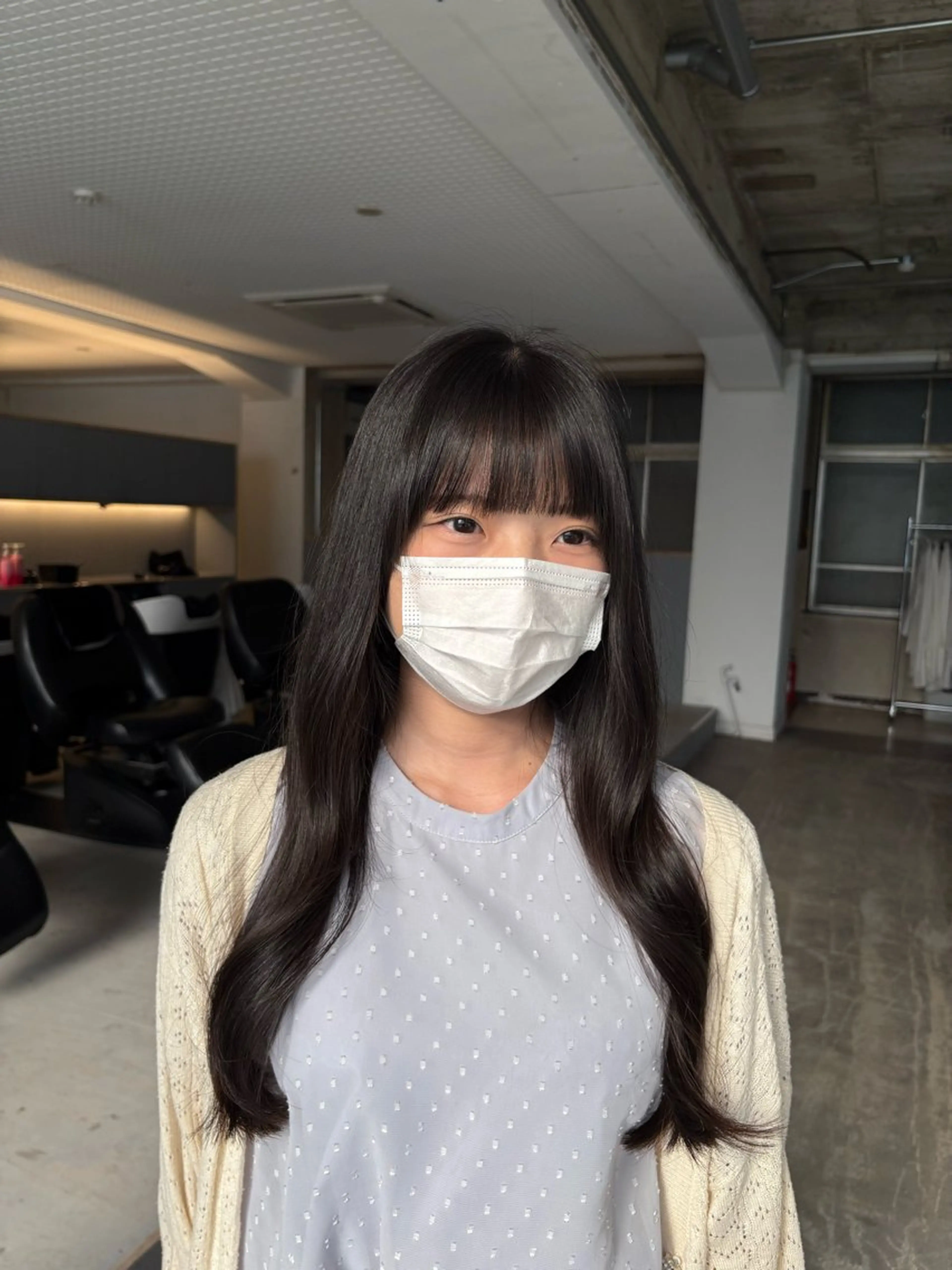 ロング カット 玉置 七海のヘアスタイル