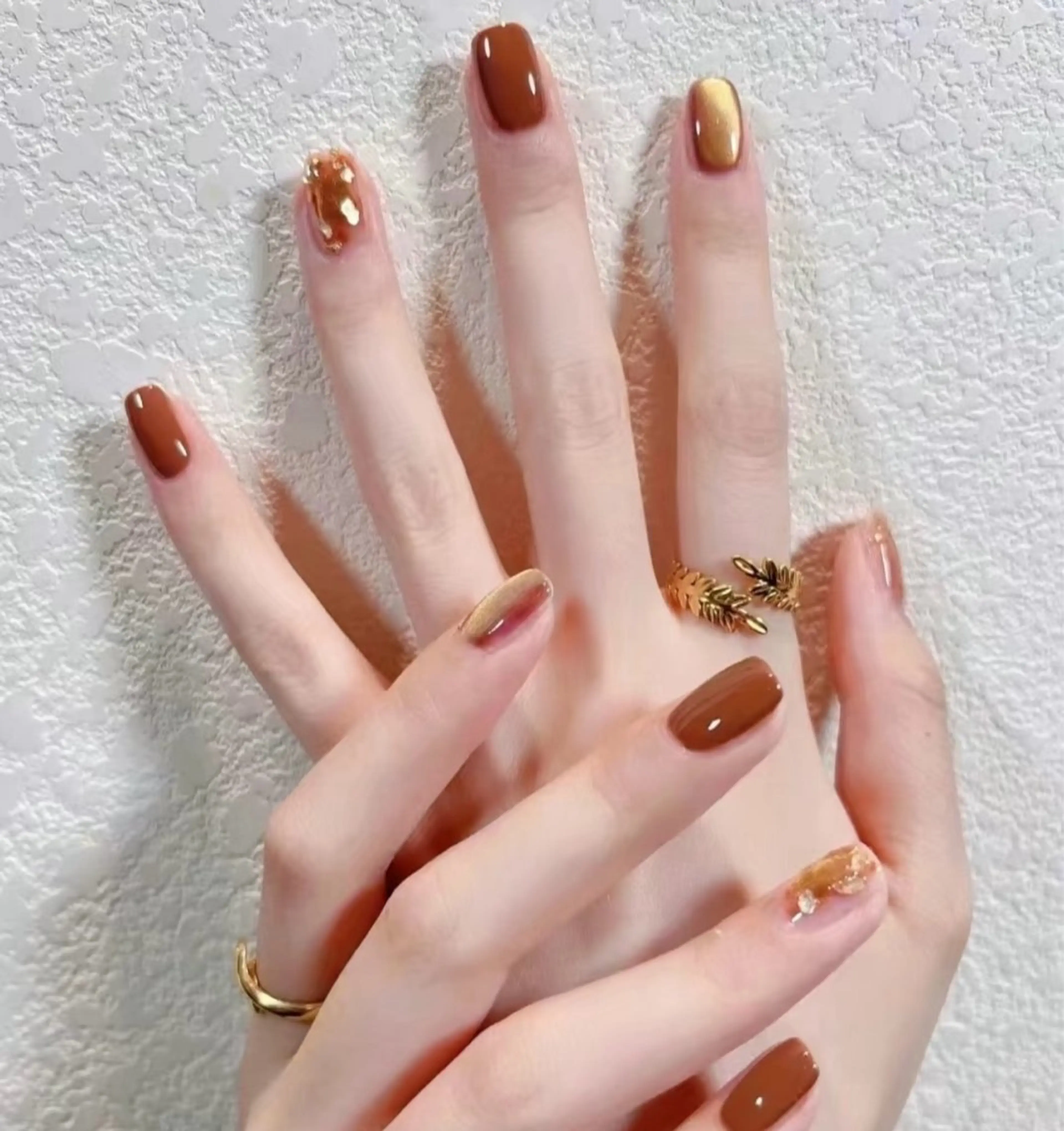 ネイル ハンドネイル H3 Nail Tsuki🦋💙のネイルデザイン