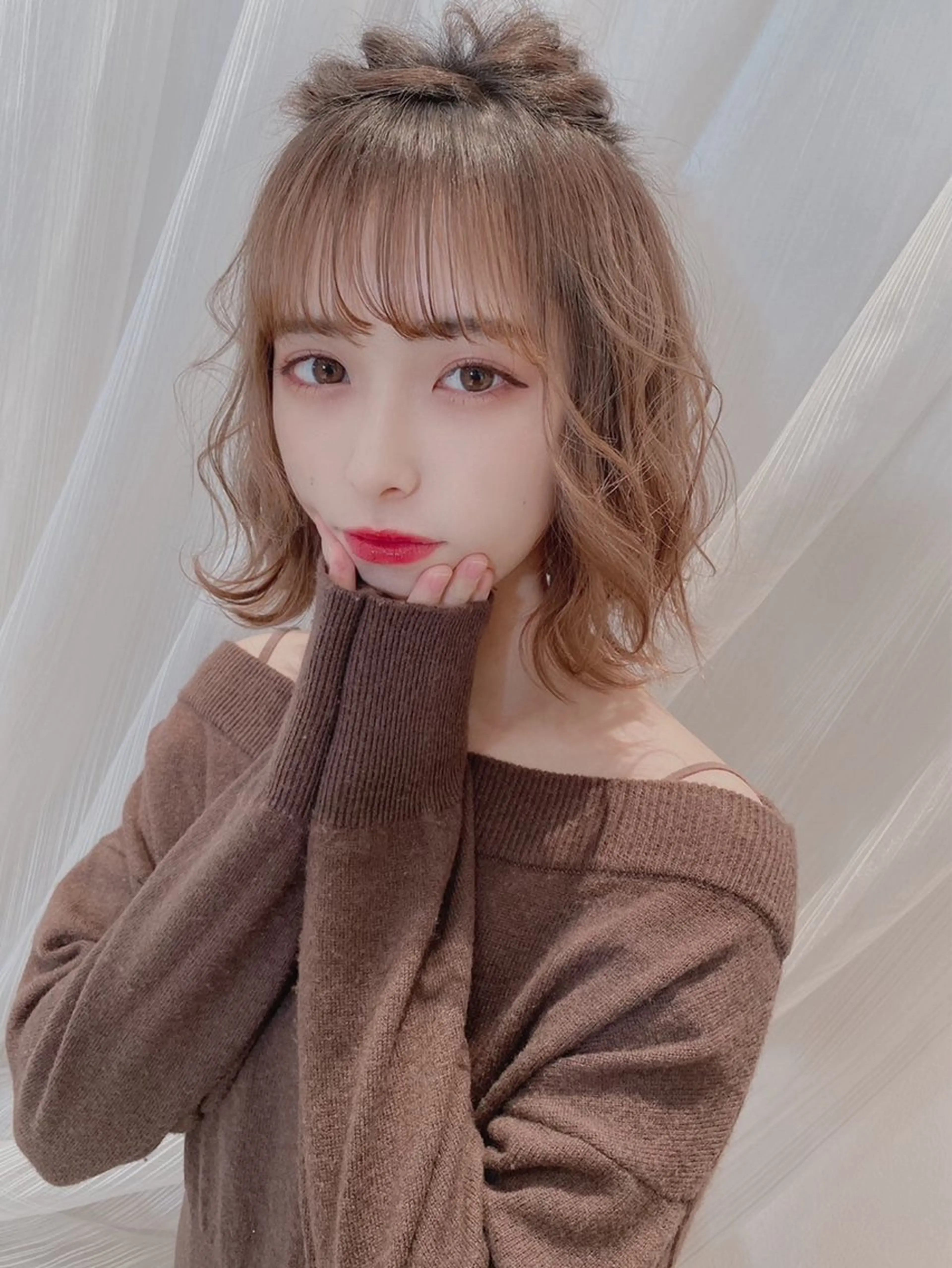 【レディース限定️・学生限定🩵】カット＆カラー＆トリートメントの写真