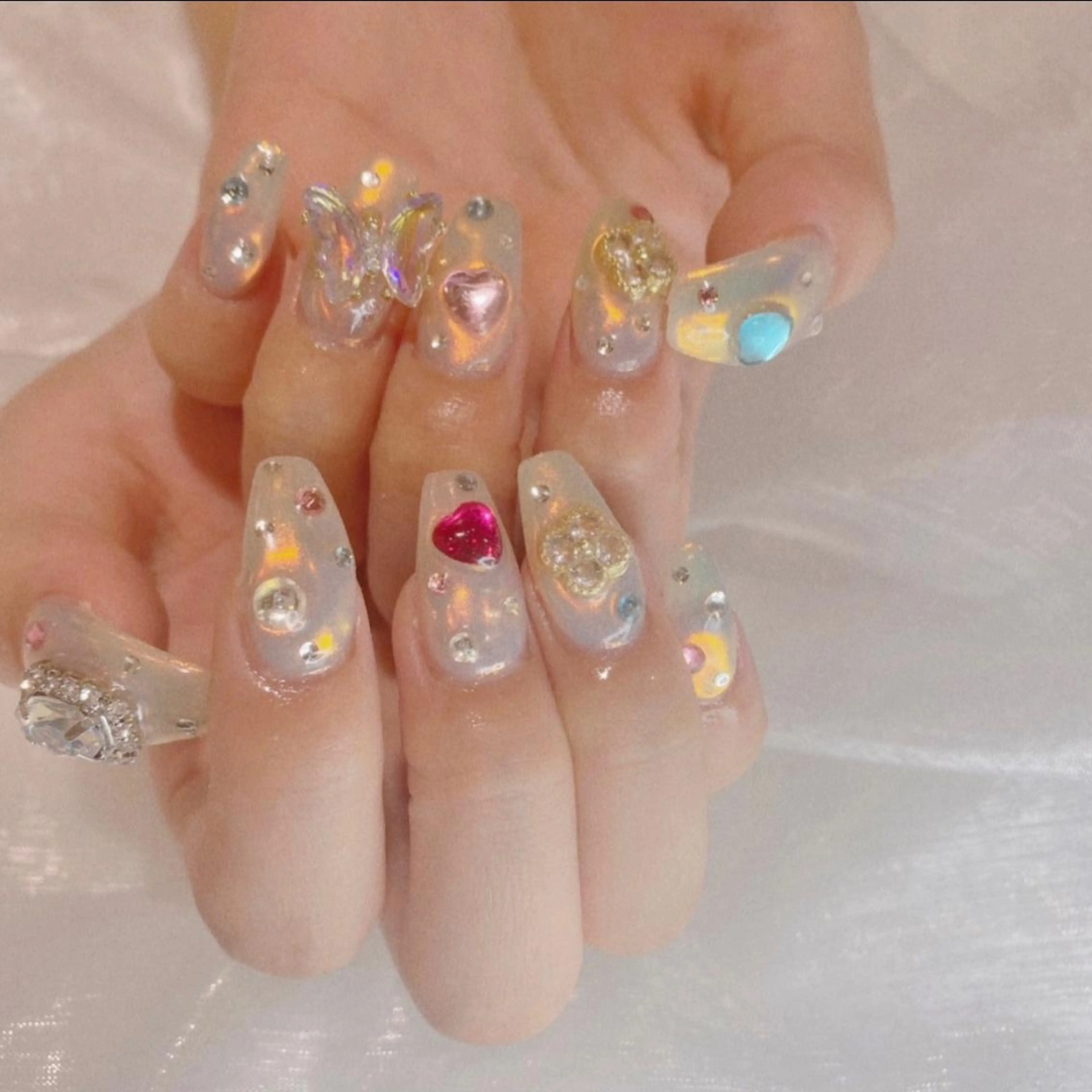 ネイル ハンドネイル ℝ𝕌𝕂𝔸 ✿のネイルデザイン