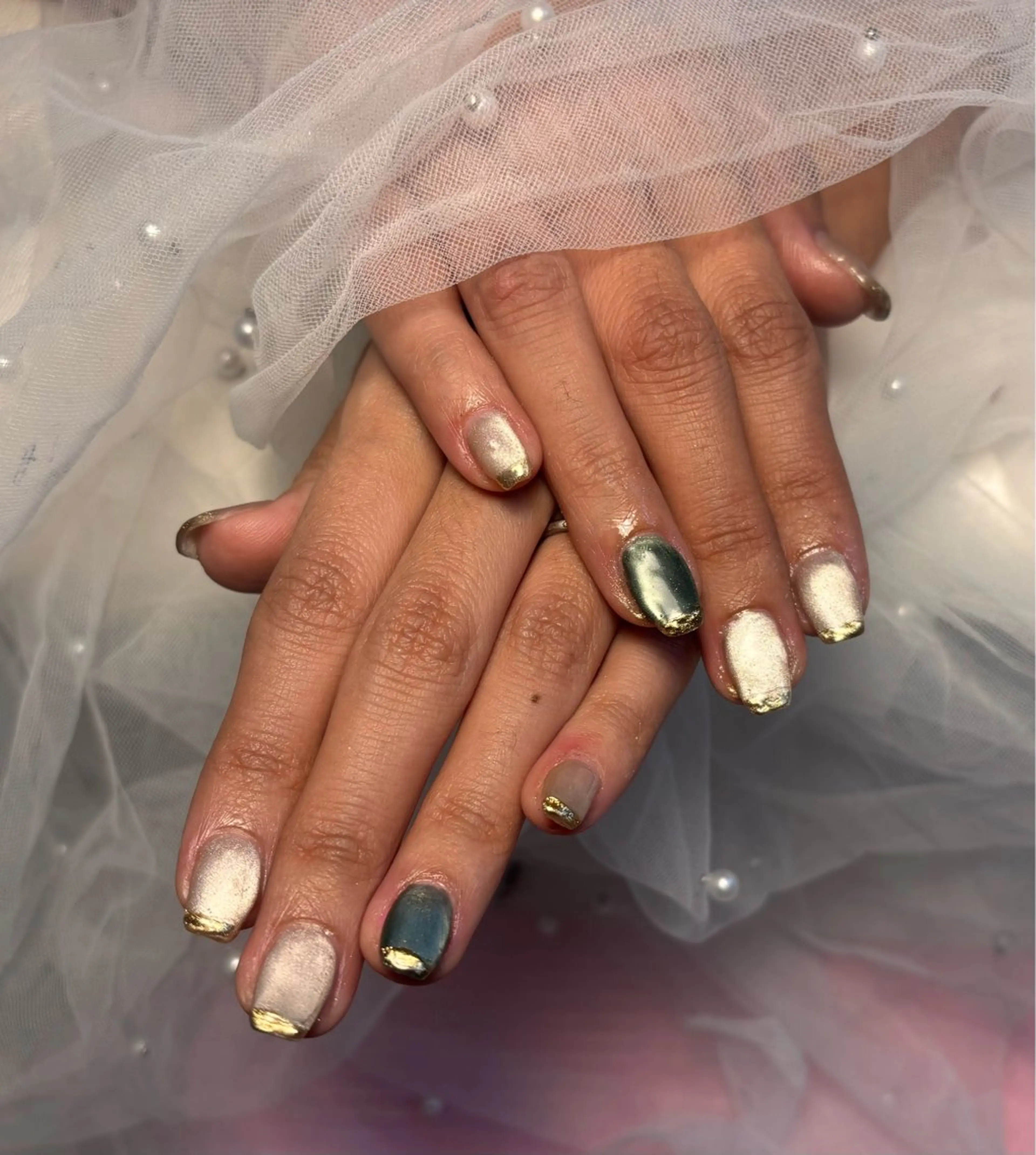 ネイル フレンチネイル 持ち込み 春ネイル ハンドネイル Nail salon Natulalのネイルデザイン