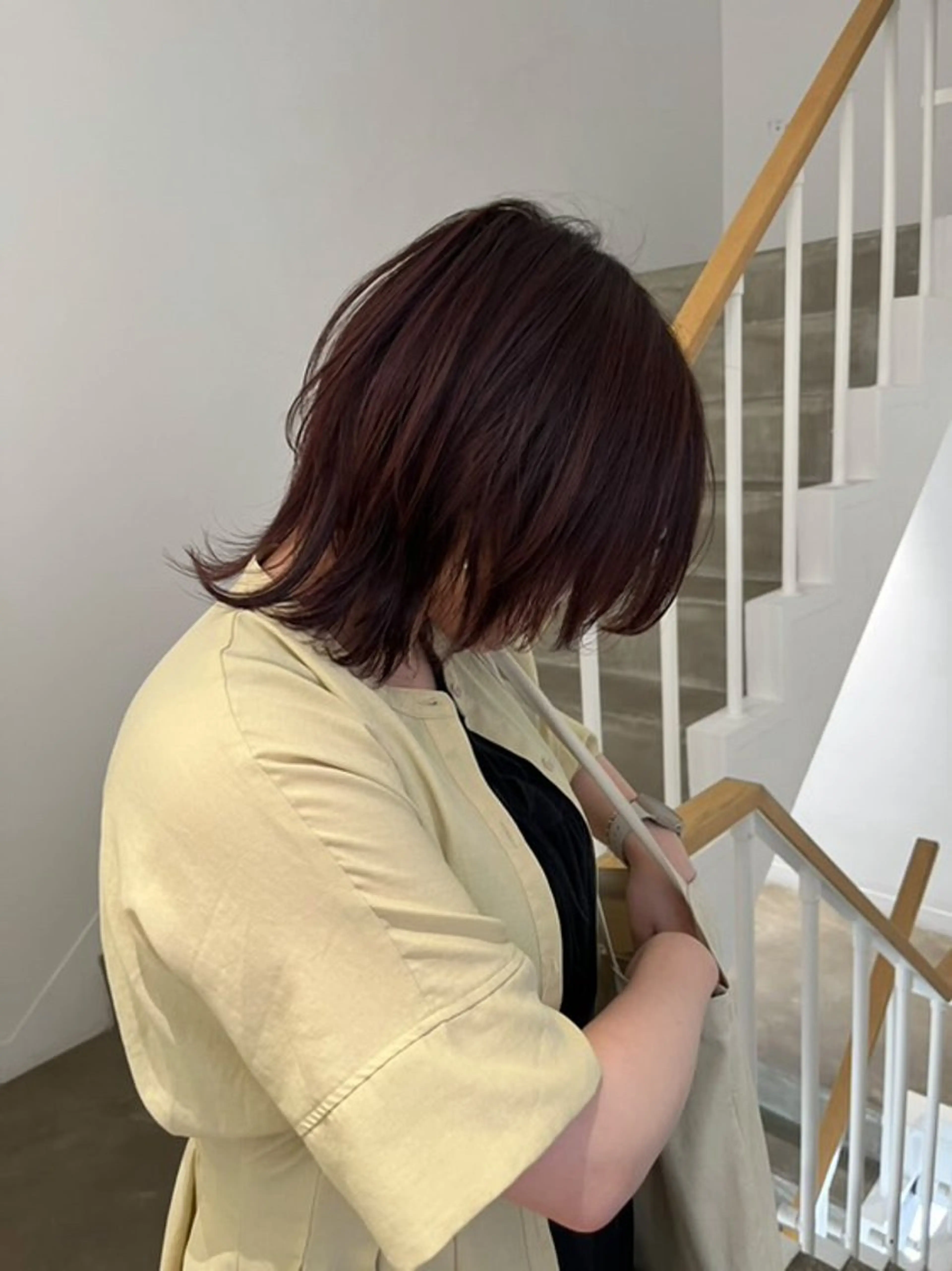 カラー ブラウンカラー e.n.u河原町所属・rin 京都美容室のヘアスタイル