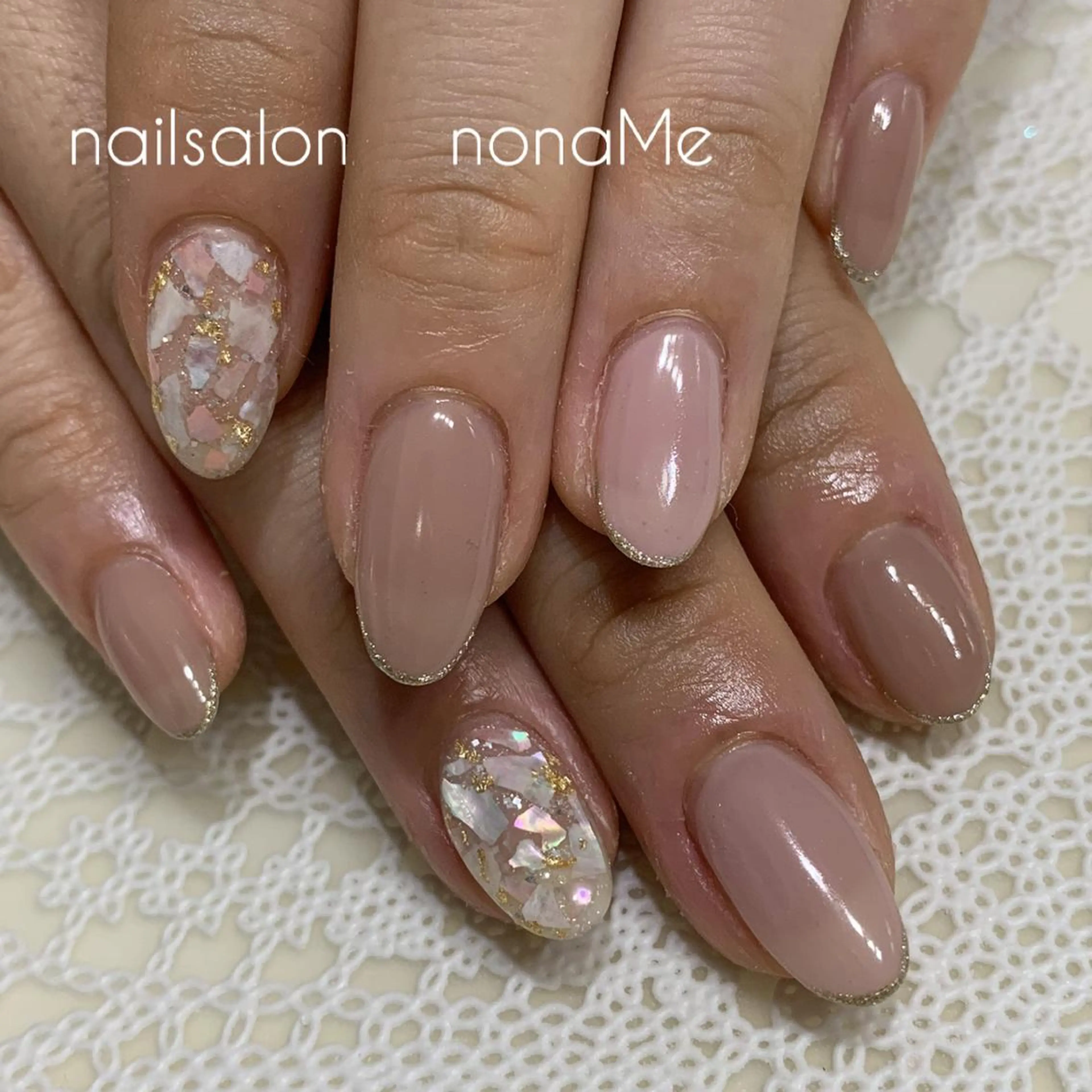 ネイル アートネイル シンプルネイル nonaMe 森のネイルデザイン