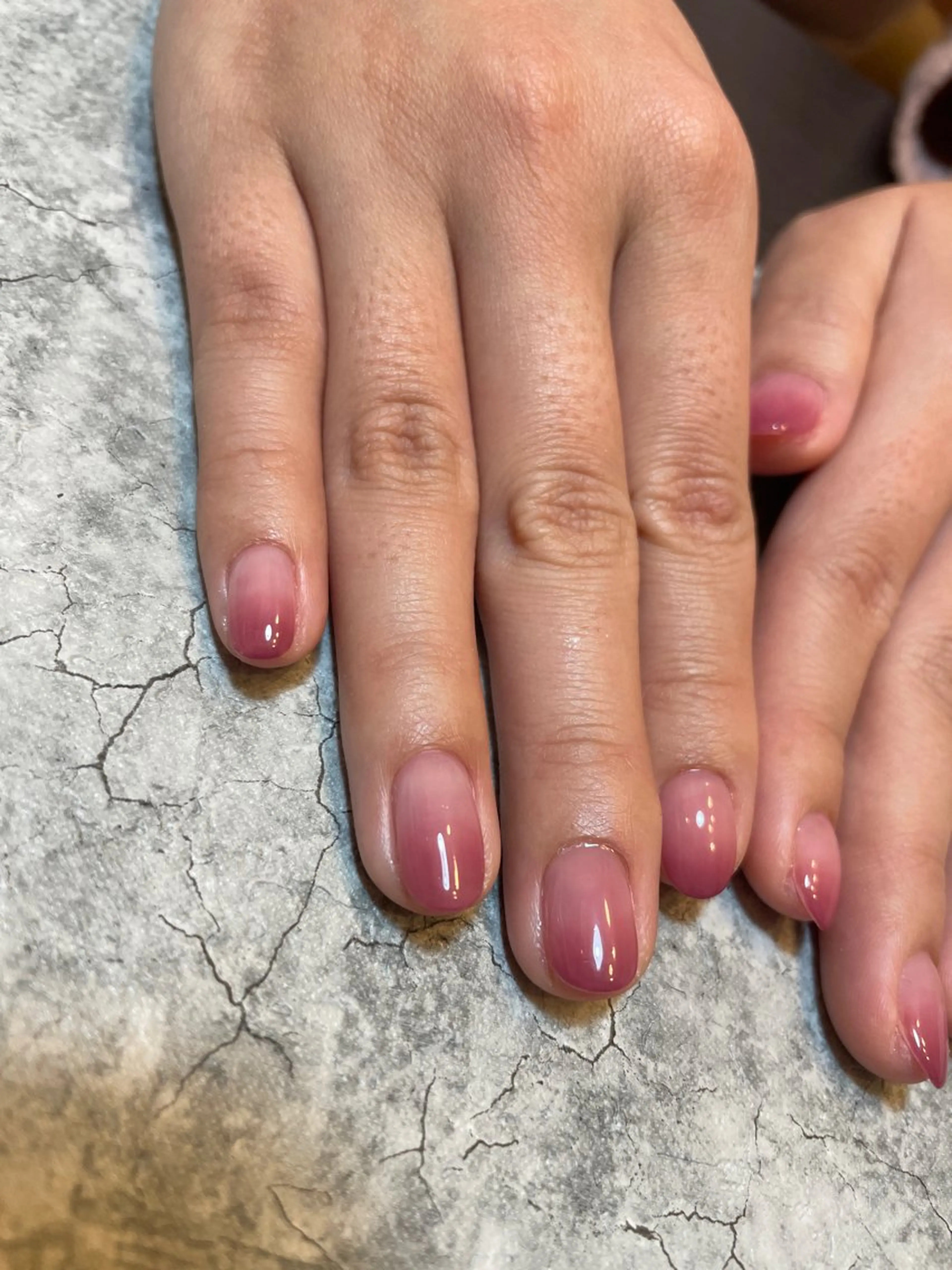 グラデーションネイル🩷オフなし🖐🏻の写真