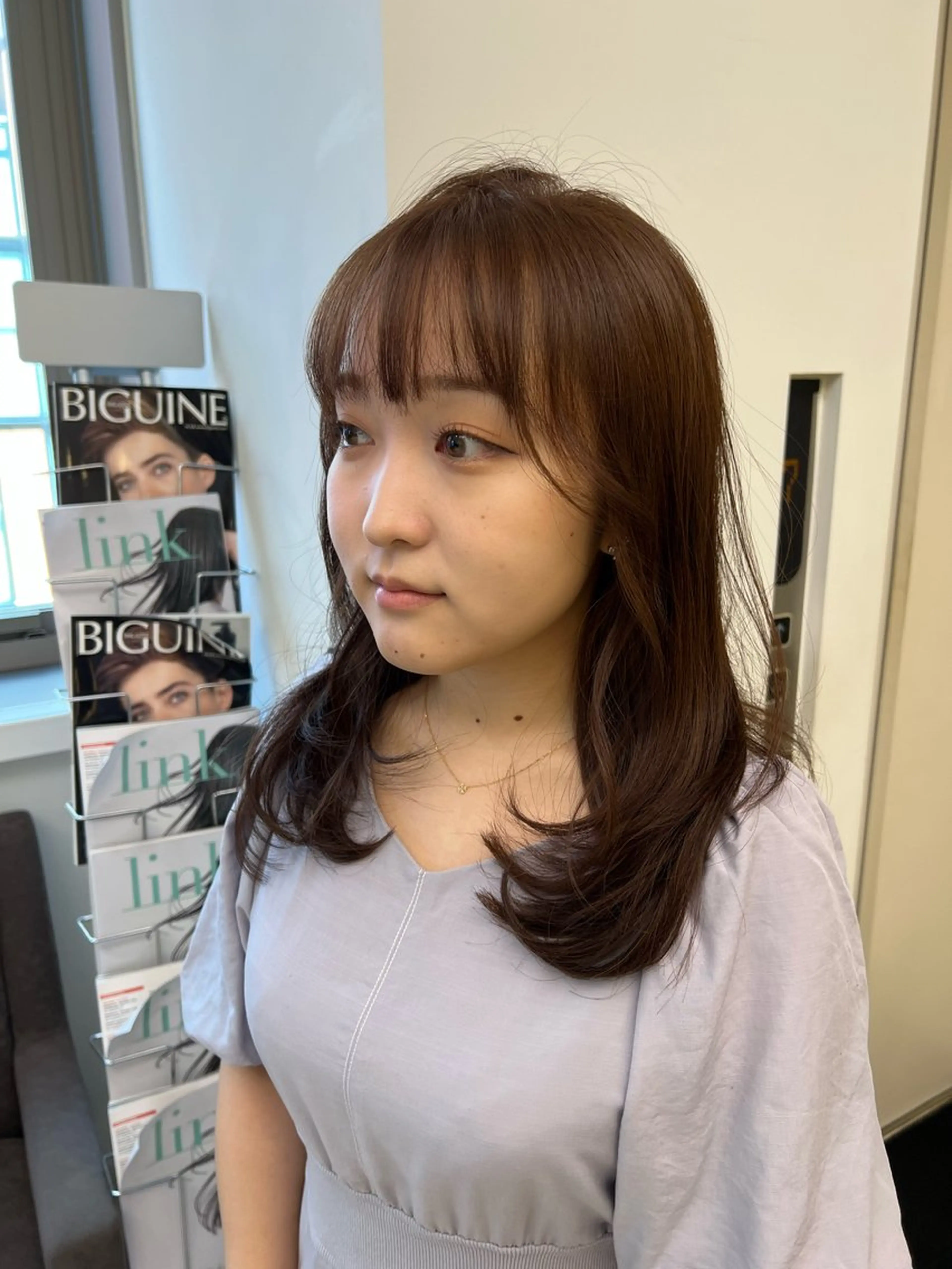 ロング ジャンクロードビギンギンザルグラン所属・🫧ゼロテクカラー 吉野志保🫧のヘアスタイル