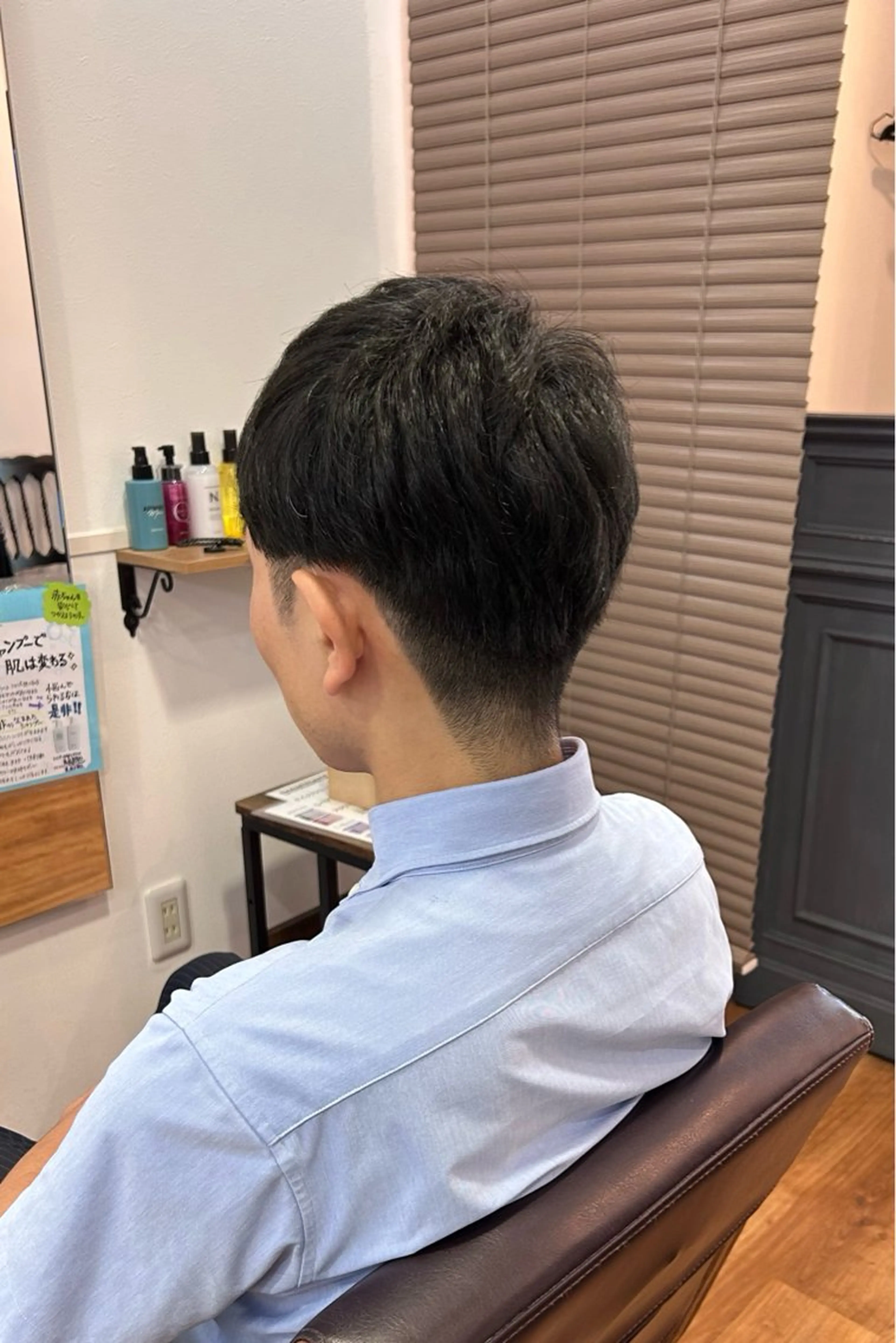 ショート メンズ ツーブロック カット flower所属・原田 歩実のヘアスタイル