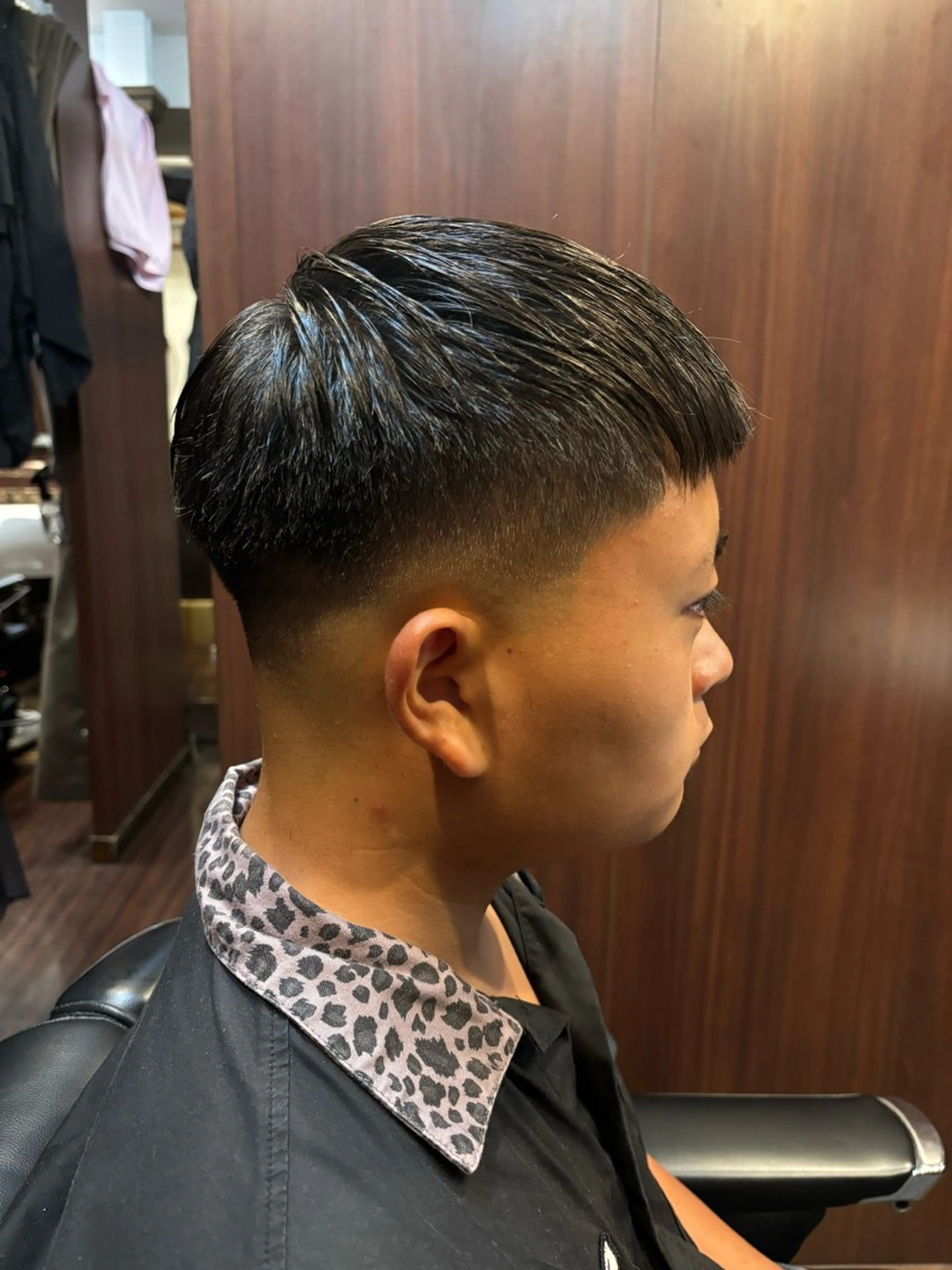 メンズ フェードカット 小松 美雄のヘアスタイル