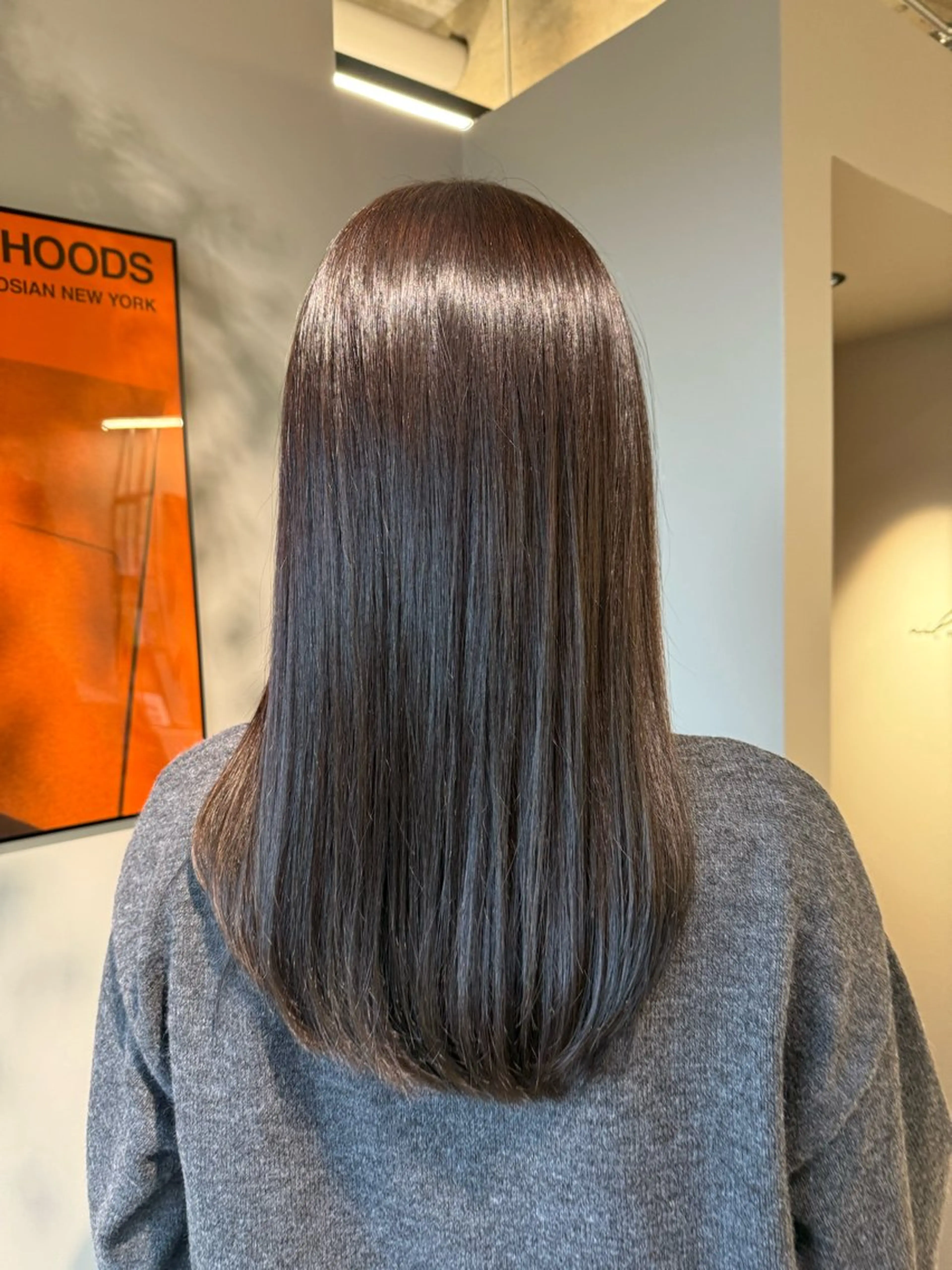 ロング ヘアカラー 安藤 里奈のヘアスタイル