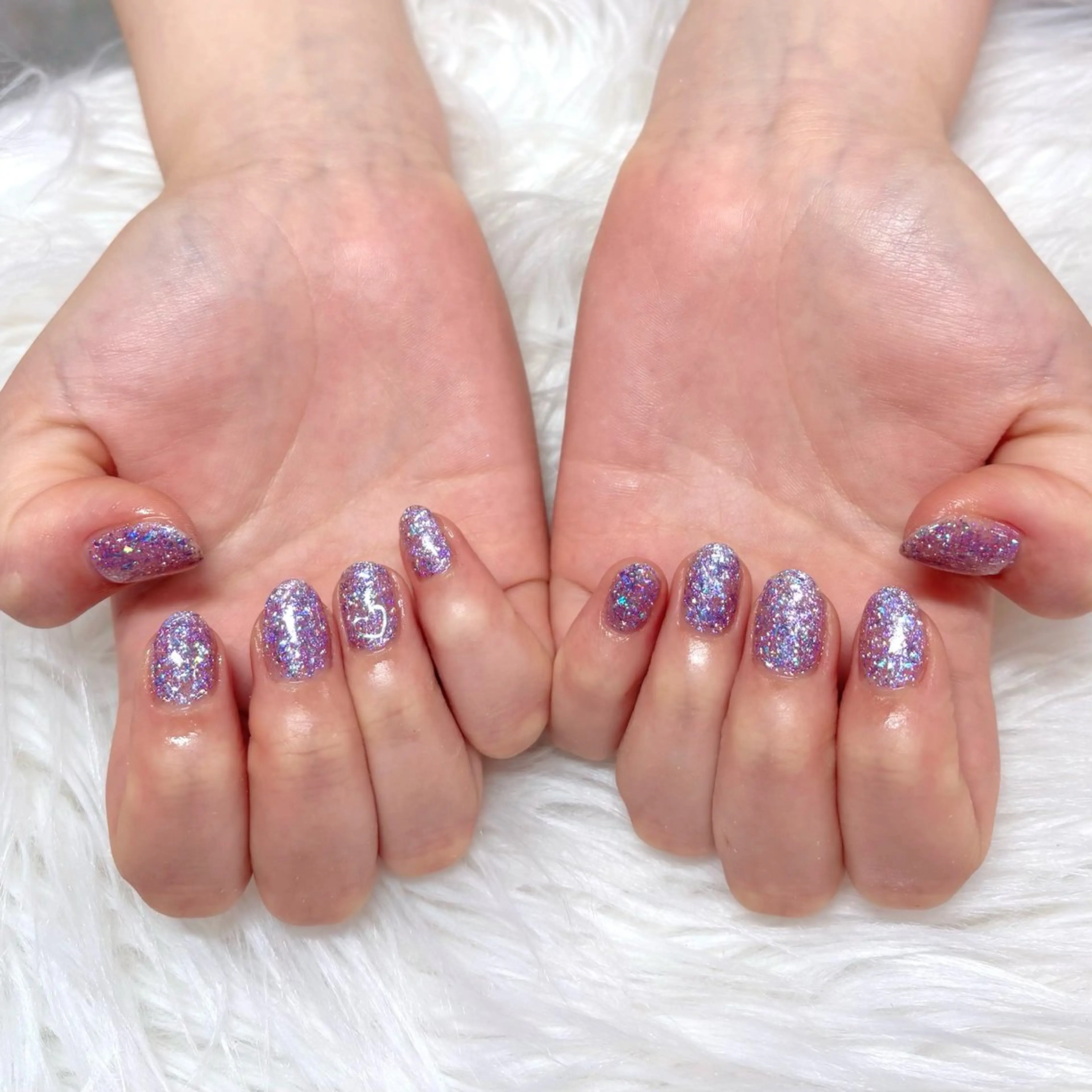 ネイル ジェルネイル キラキラネイル パラジェル ハンドネイル Noix nailのネイルデザイン