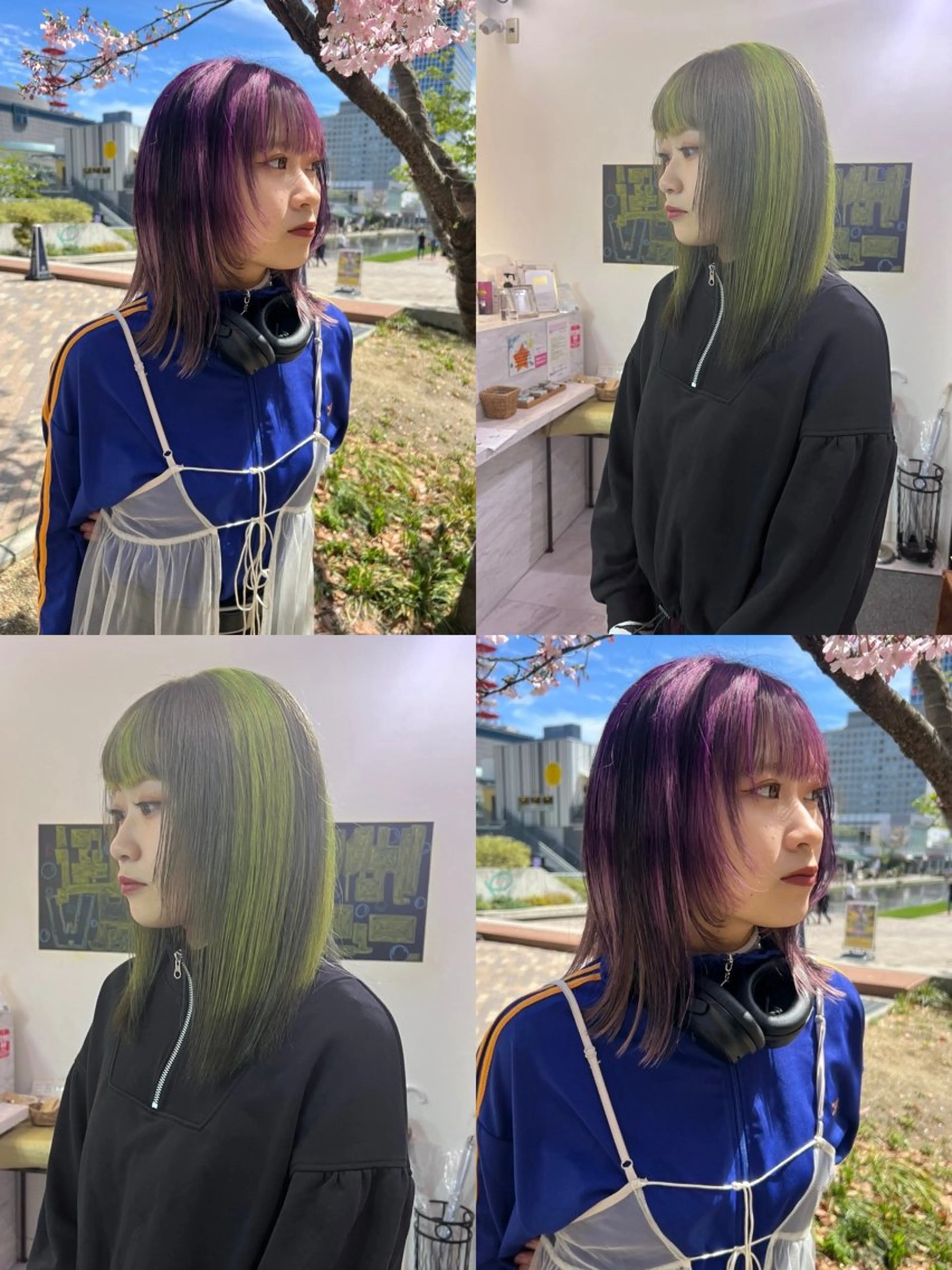 【🦋ブリーチカラー迷ったらコレ🦋】デザインカラー⚡️ブリーチ1回＋カラー＋トリートメント🫧の写真