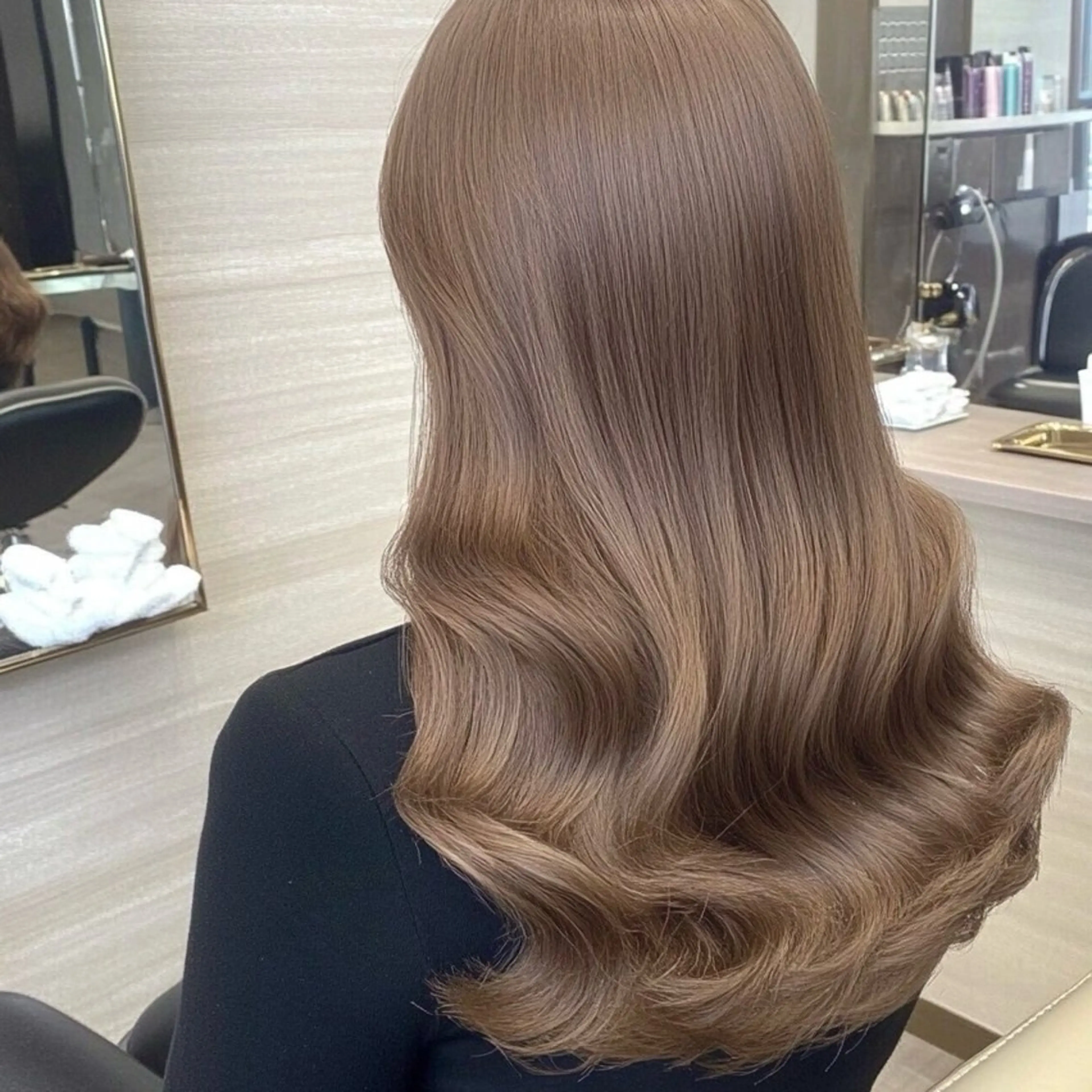 【地毛風ロングに変身💖】透明感カラー＋シールエクステ40本＋ケアトリートメント＋（カット無料）￥13200の写真