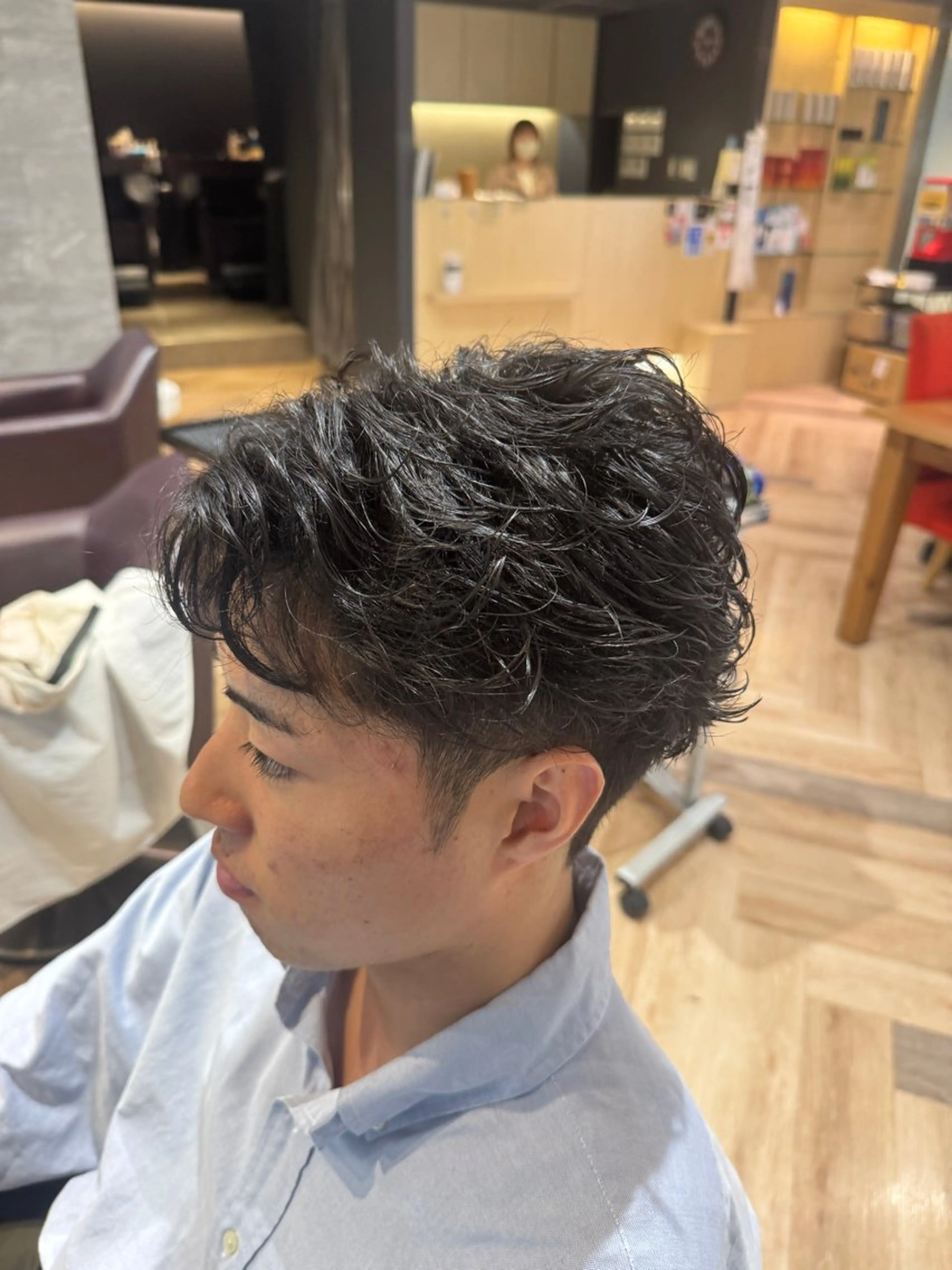 ショート メンズ メンズ特化/ センターパート/八谷のヘアスタイル