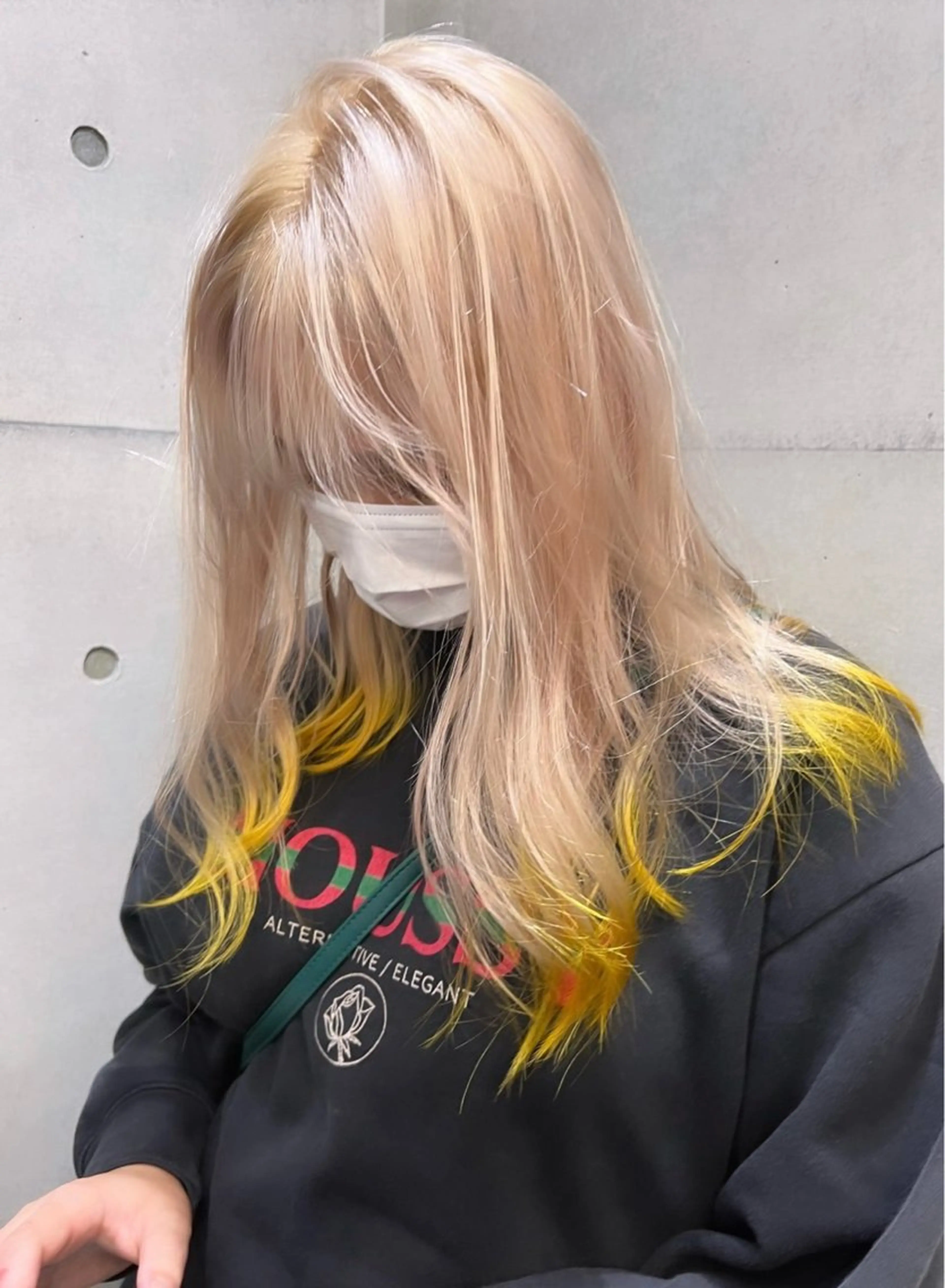 ミディアム カラー パーマ ヘアアレンジ メンズ 🍀髪質改善 ケアカラーrootsのヘアスタイル