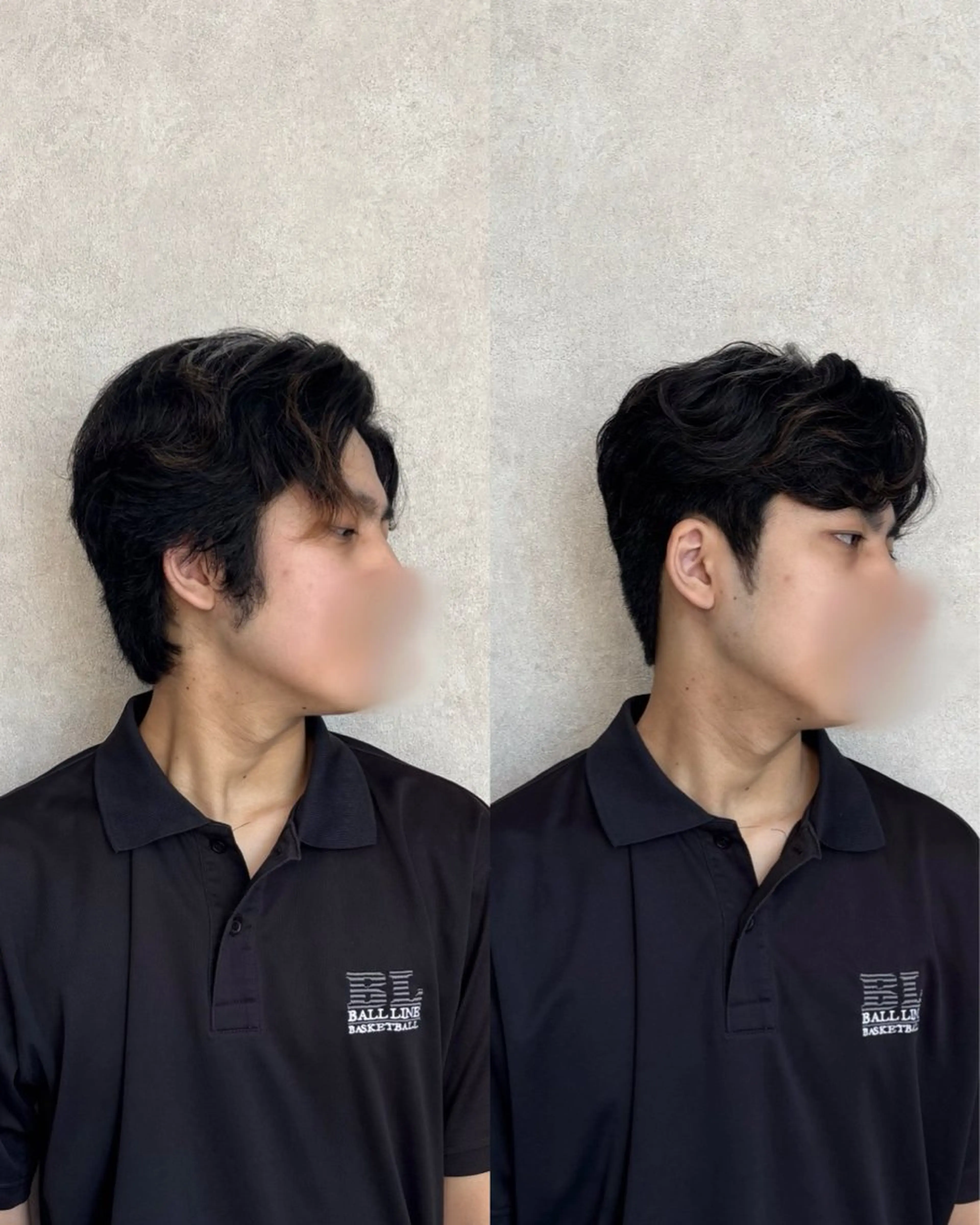 ショート カラー パーマ メンズ カット トリートメント 韓国メンズヘア/ ダウンパーマ/歩夢のヘアスタイル