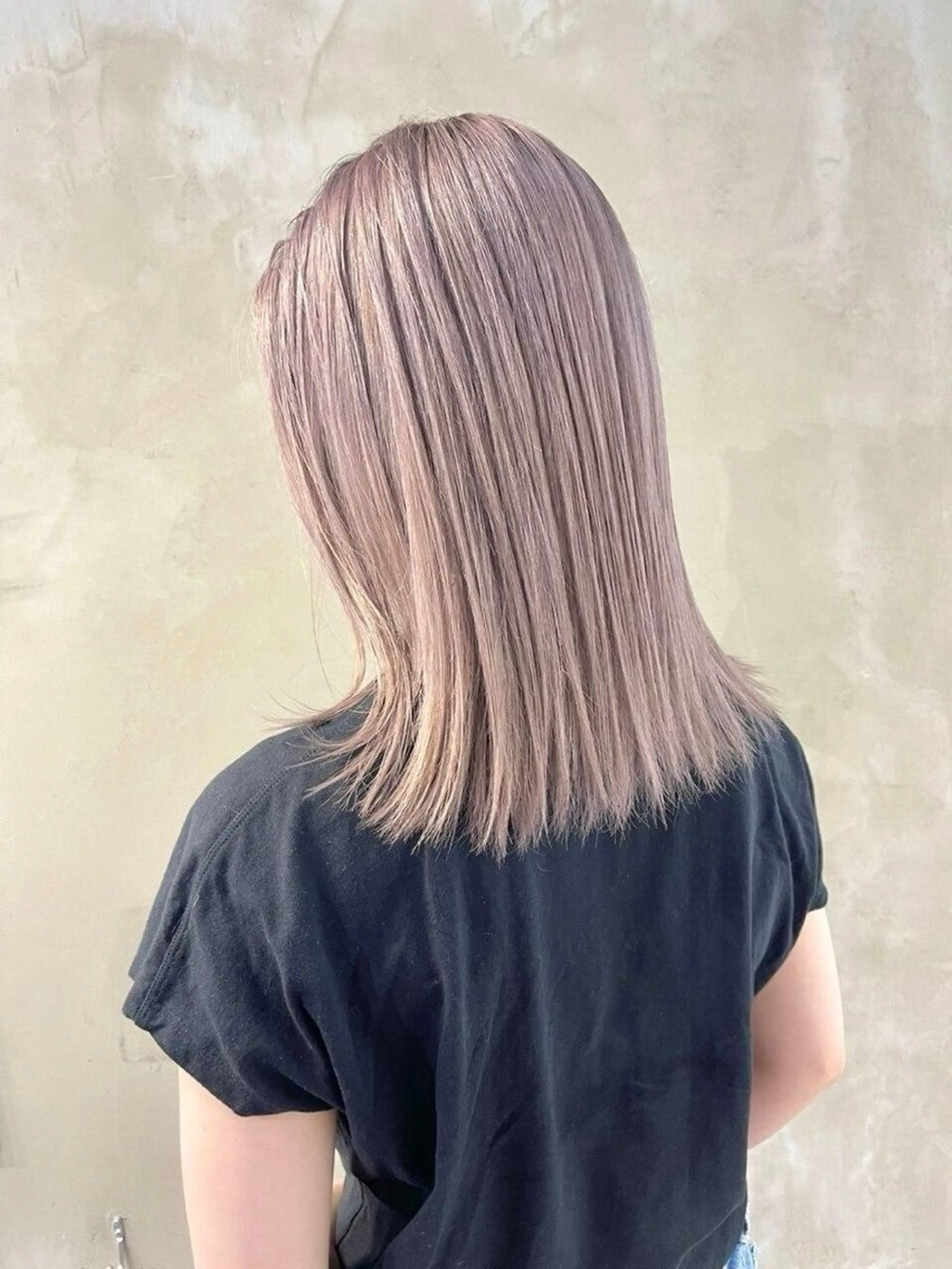 カラー まろみ暖色× chia🕯のヘアスタイル