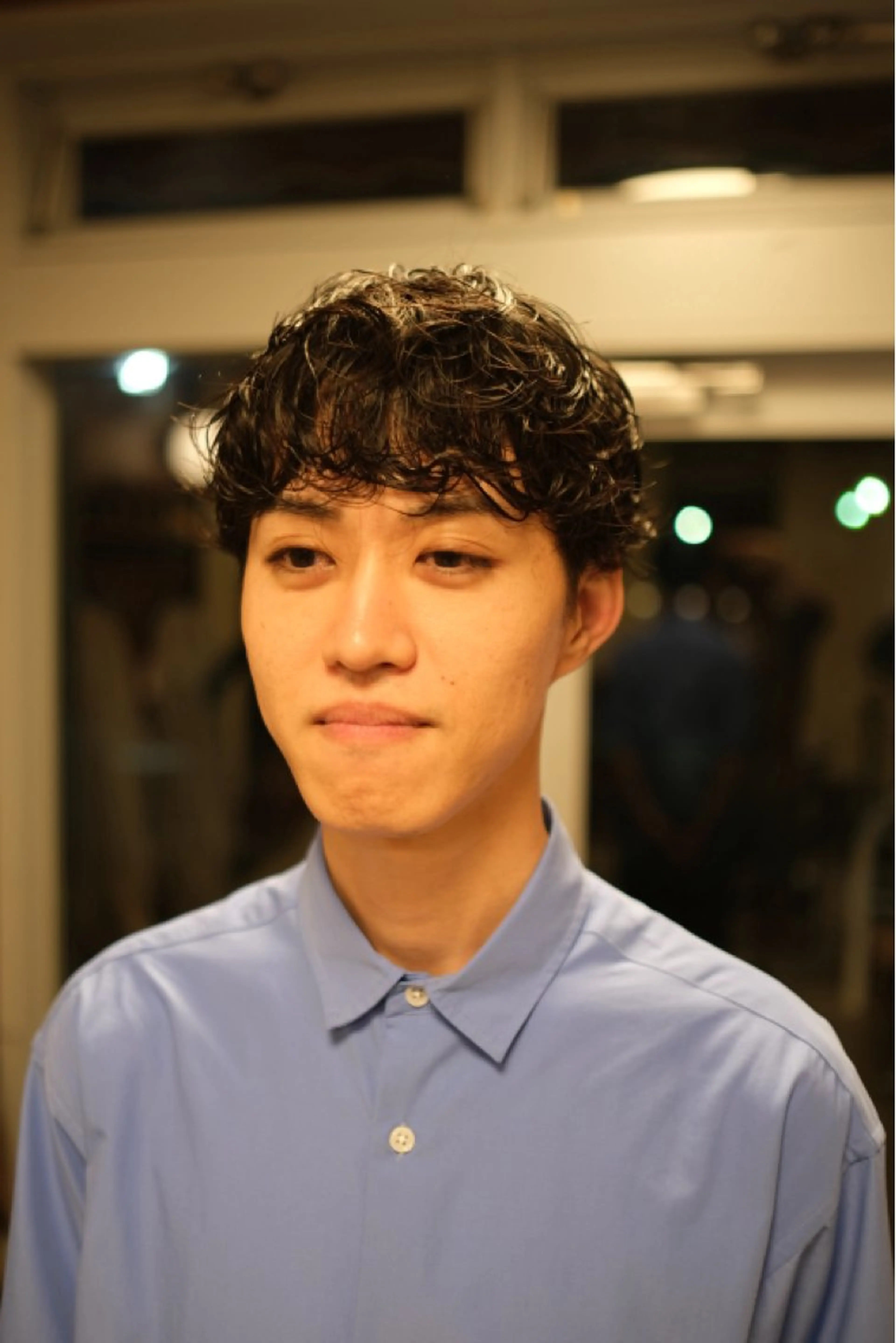 メンズ カット パーマ メンズパーマ いしだ りょうのヘアスタイル