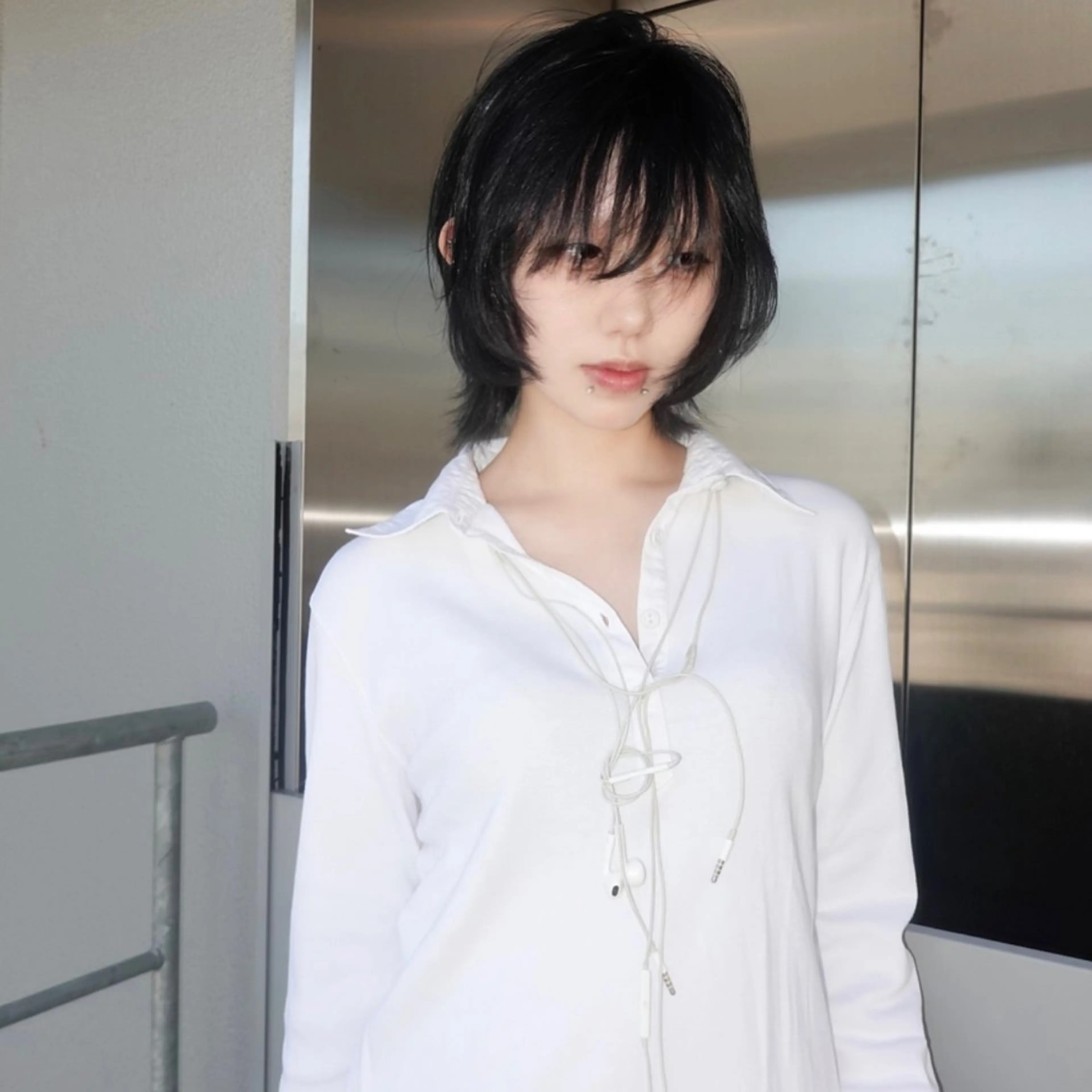 ミディアム 小顔カット カット bloc japon所属・ﾌﾞﾚｲｽﾞ˚✧₊⁎ ﾚｲﾔｰToriのヘアスタイル