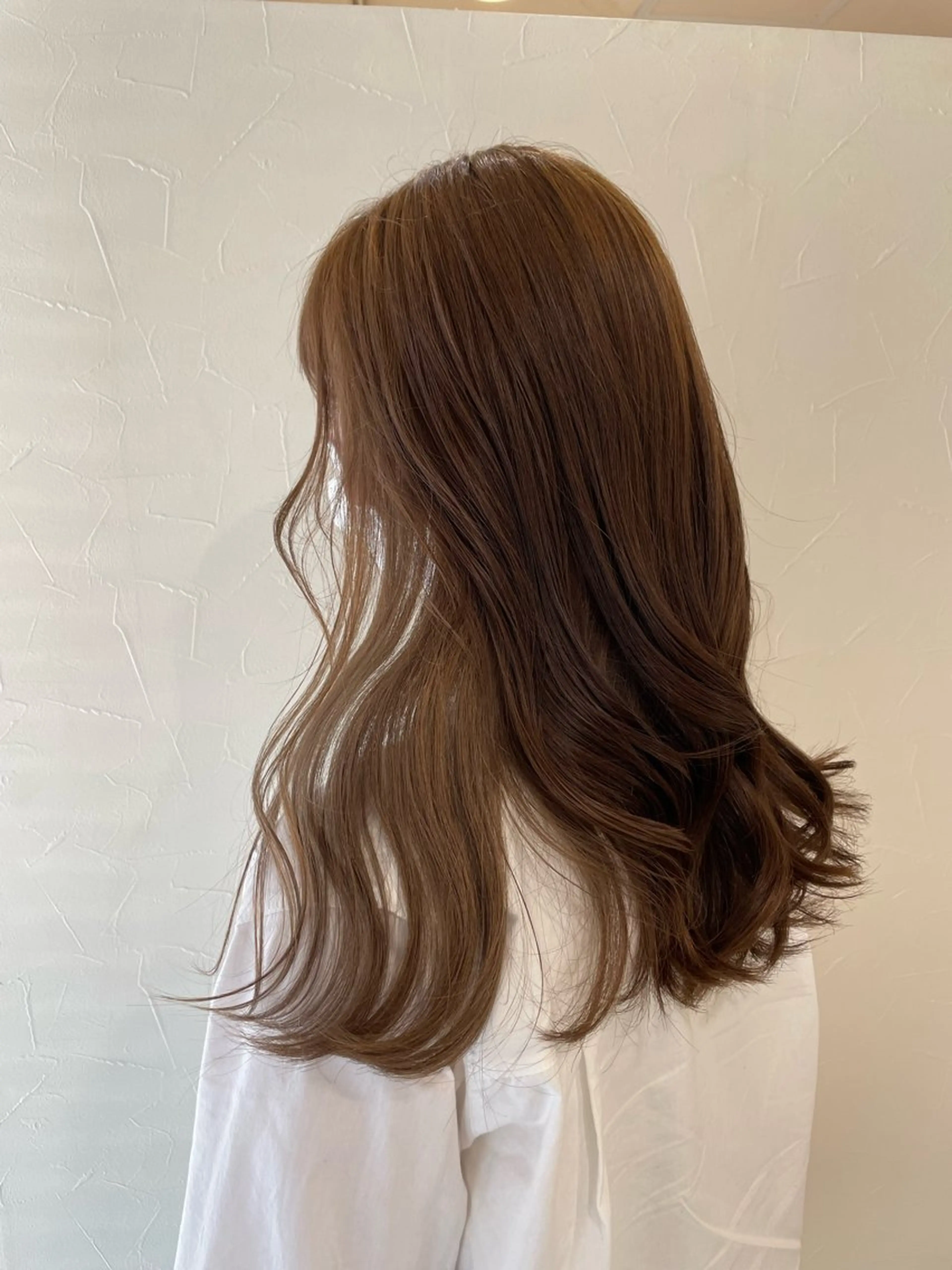 セミロング カラー ブラウンカラー 美容室FaB 千葉店所属・akane 🌼韓国スタイル🌼のヘアスタイル