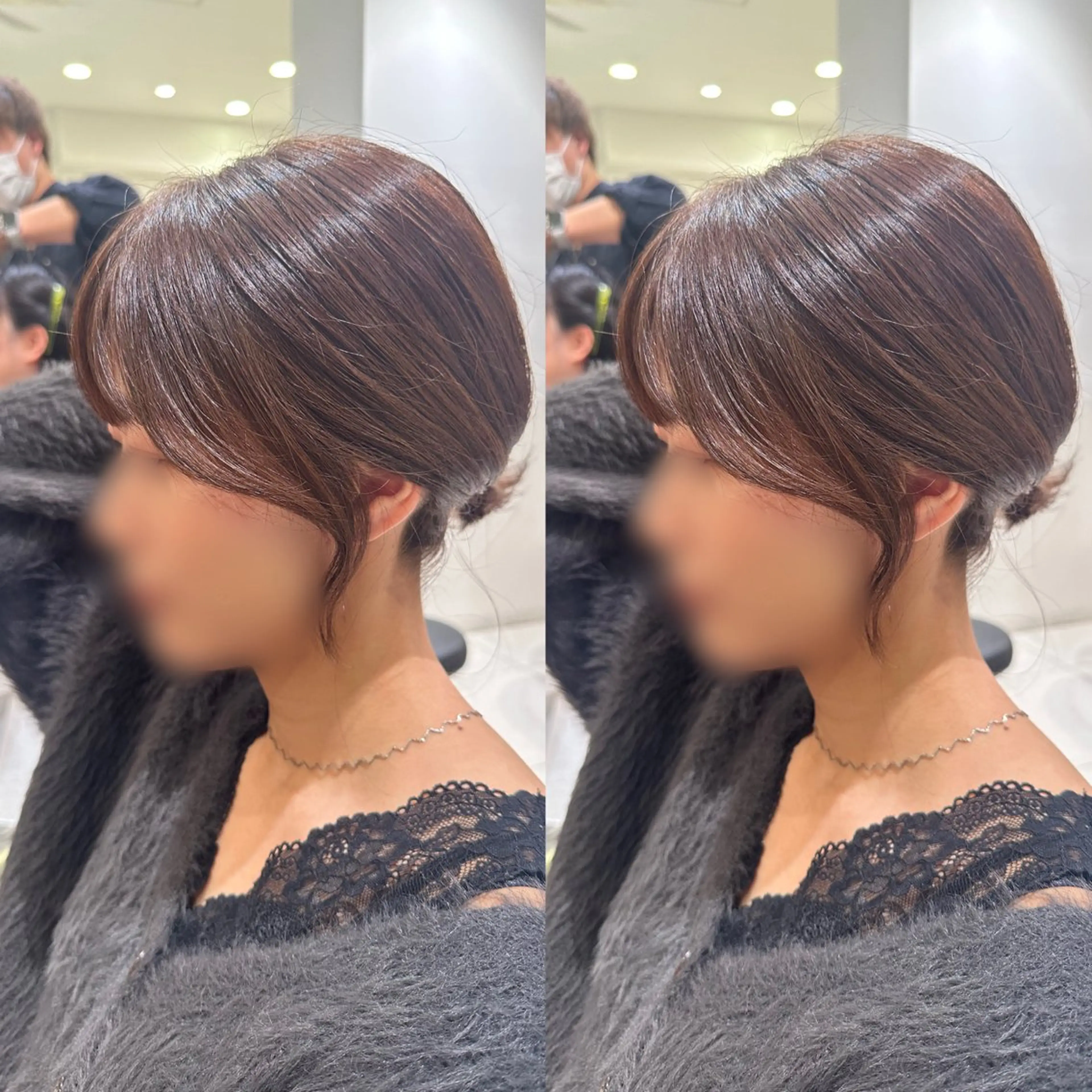 🏁デート前に🖤前髪カットの写真