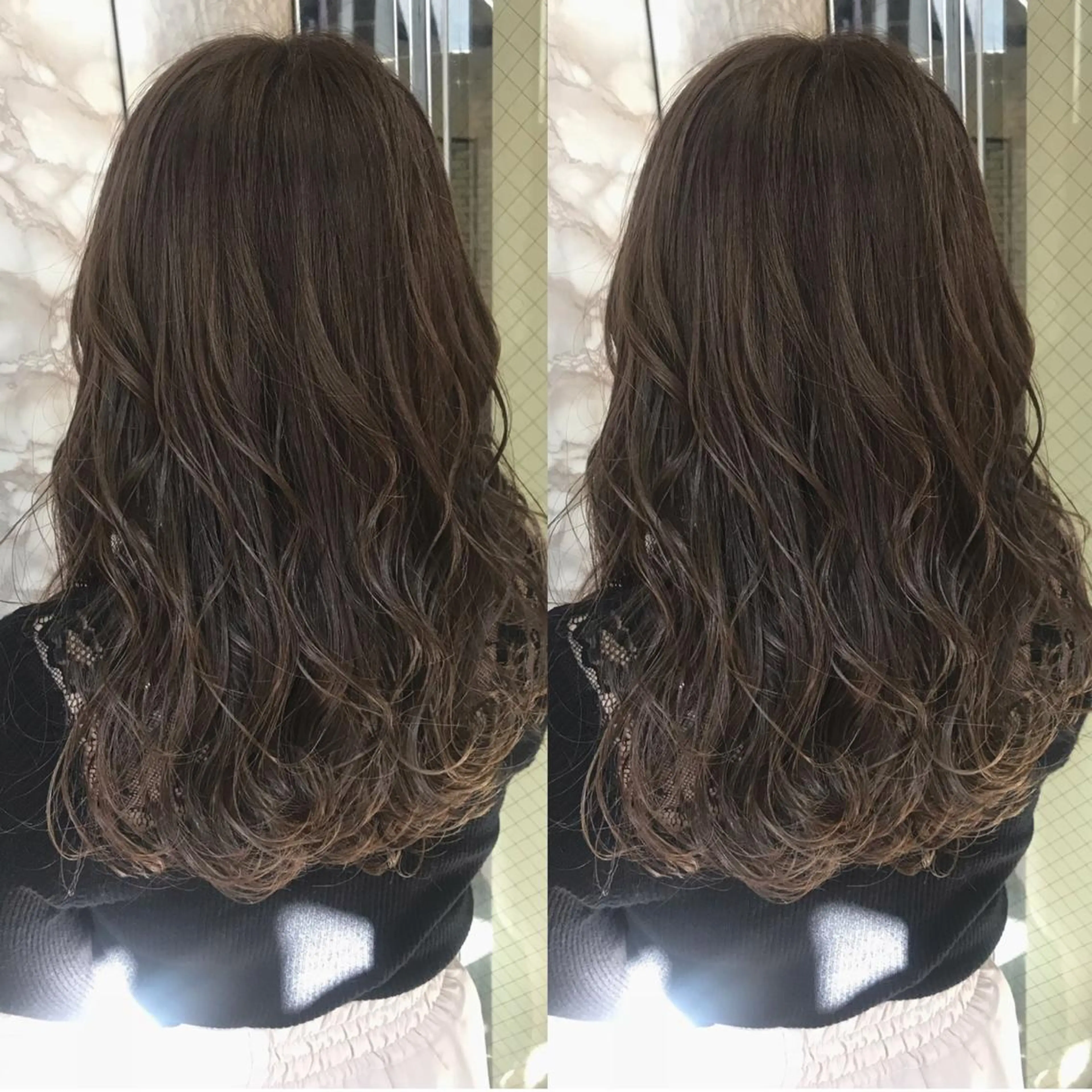 ミディアム カラー カット ヘアカラー パーマ トリートメント ヘッドスパ 🉐レイヤー/塩見 弘樹🉐渋谷のヘアスタイル