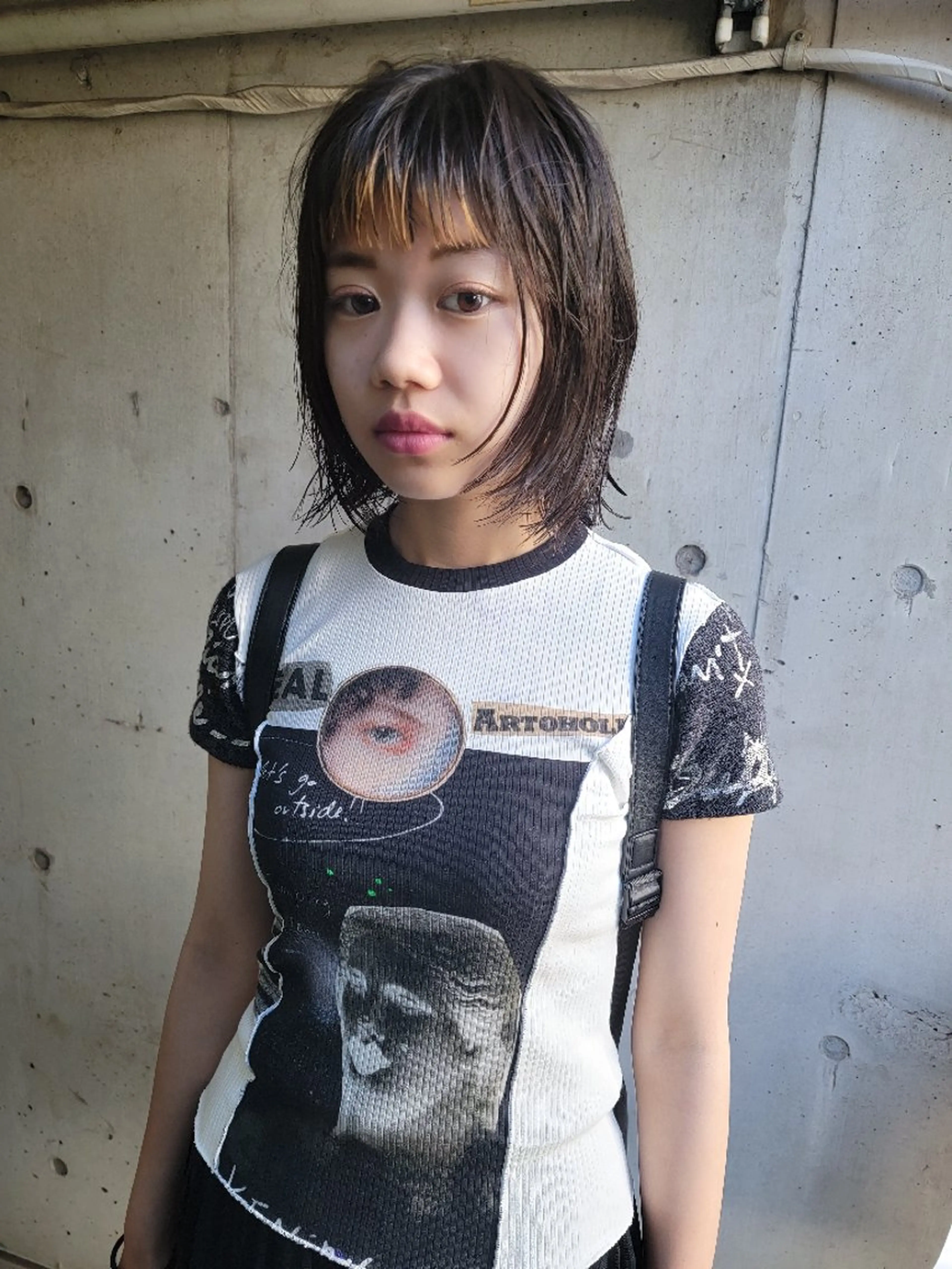 ミディアム カラー 卒業式のヘアスタイル 学生 OMA 片岸 信征のヘアスタイル