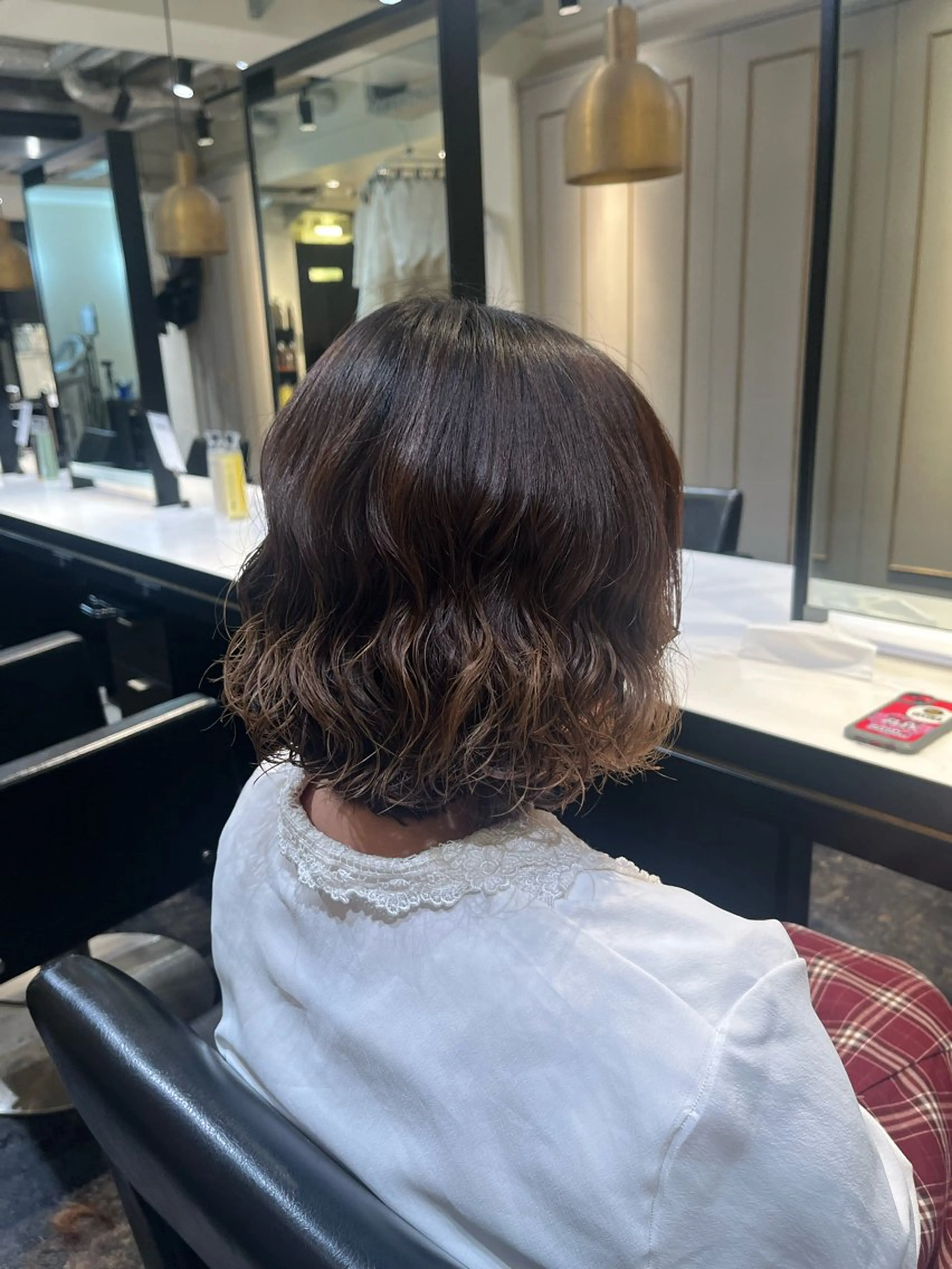 パーマ カット パーマ パーマ/カット/ ショート/安松龍一のヘアスタイル