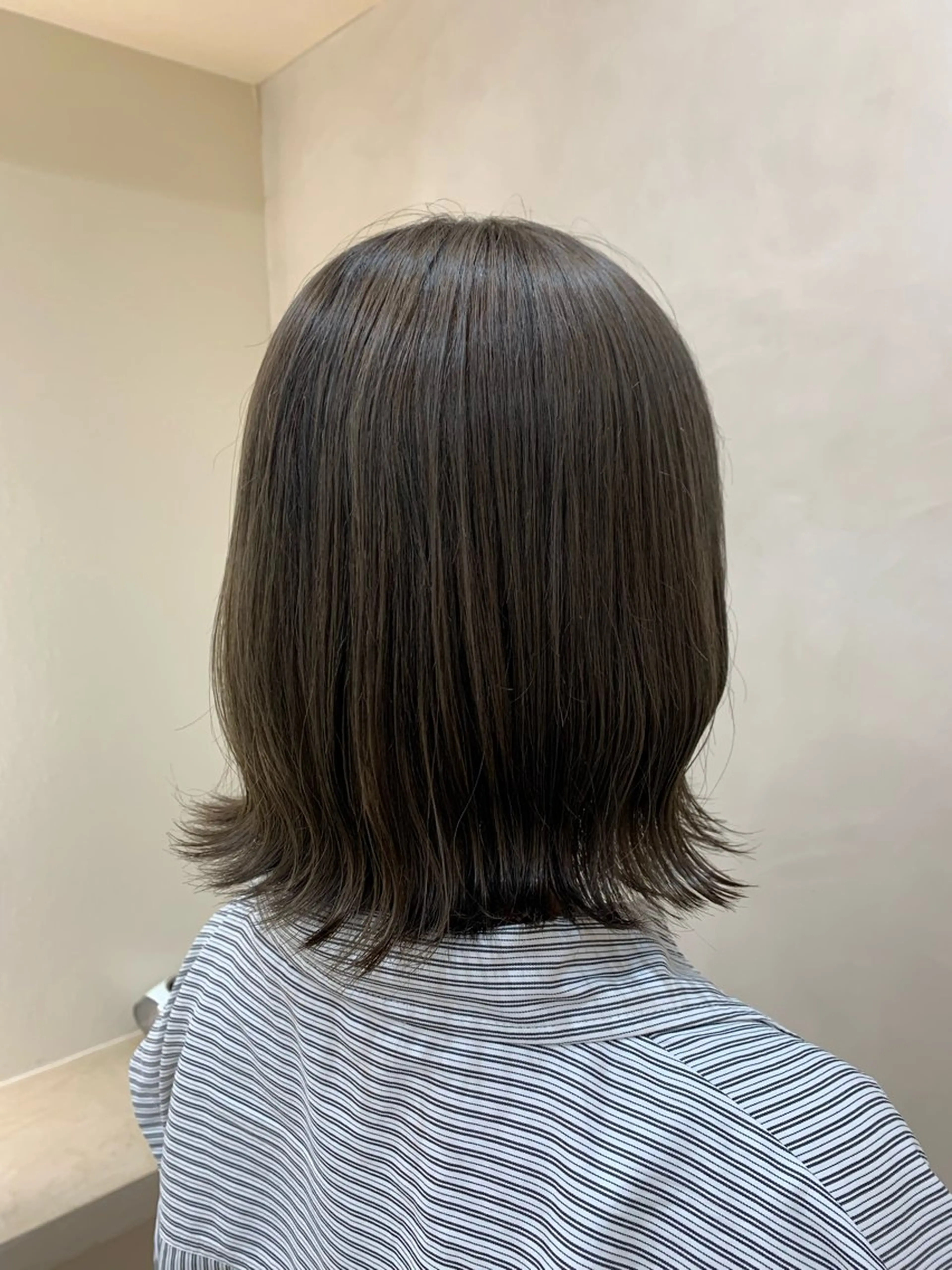 ミディアム カラー ヘアカラー トリートメント 矢場町/ダブルカラー /レイヤー/アリサのヘアスタイル