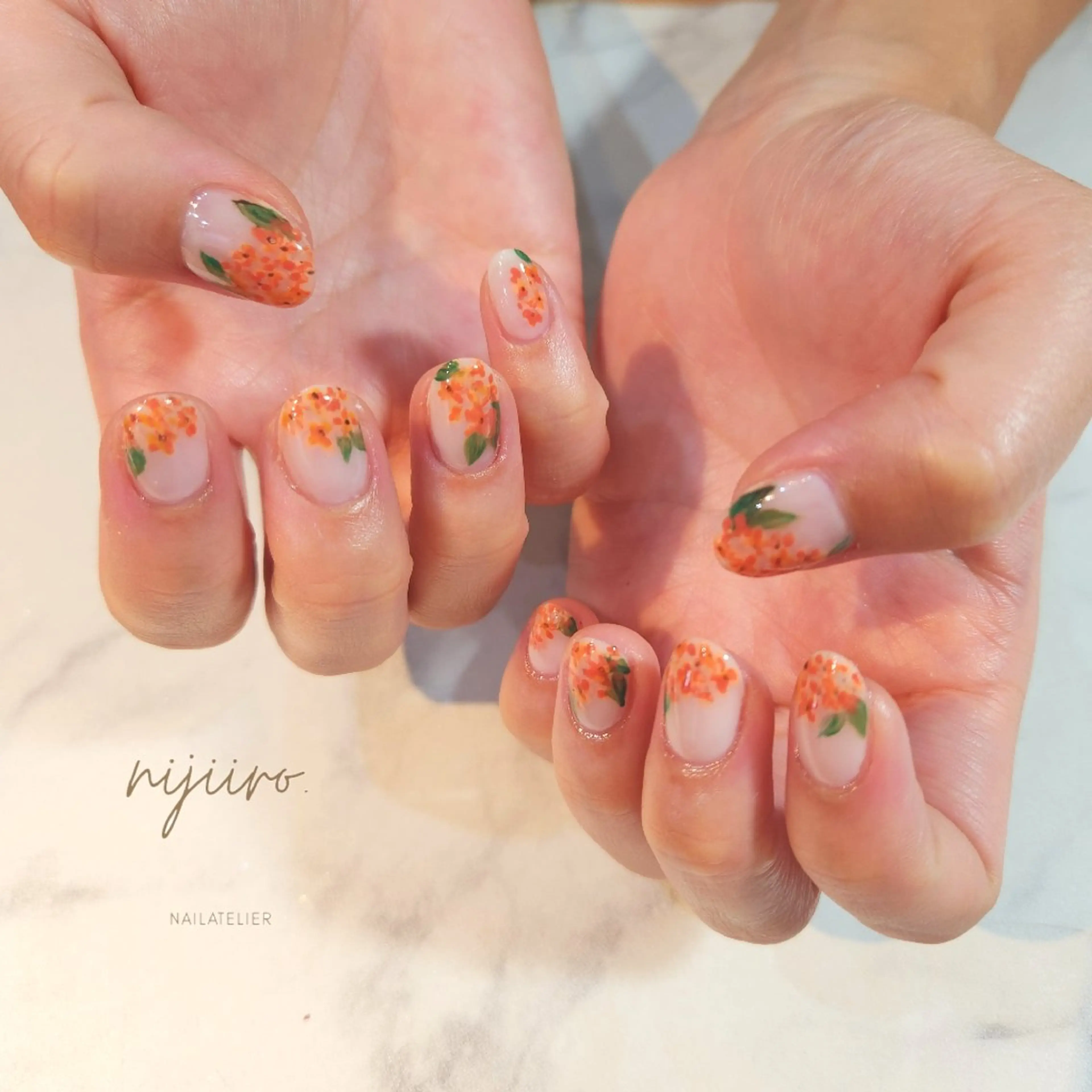 ネイル ハンドネイル nailatelier nijiiro.所属・nijiiro🌈 サトウのネイルデザイン