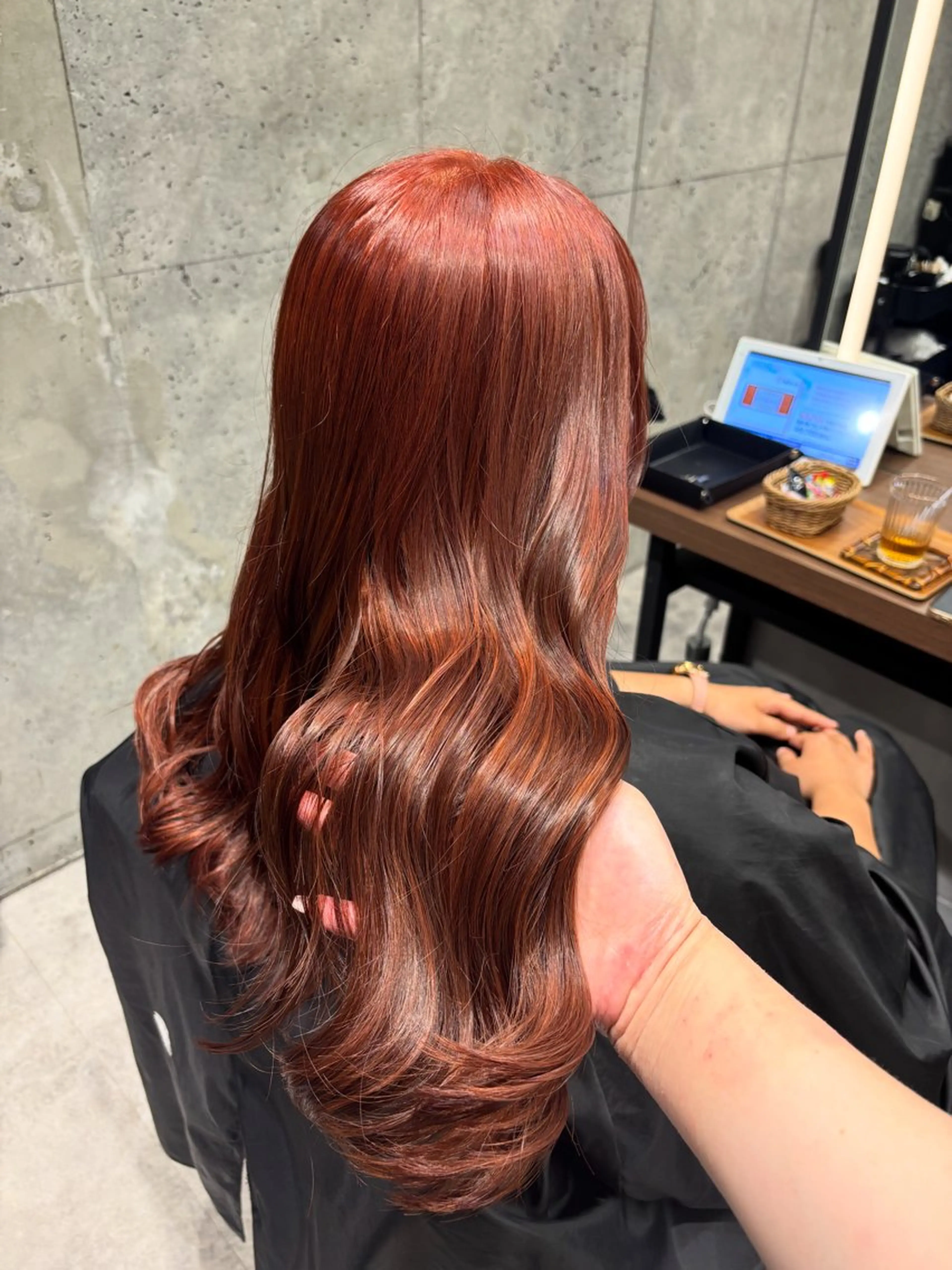 カラー カット ヘアカラー トリートメント 暖色/ハイトーン/ カラー/HBLのヘアスタイル