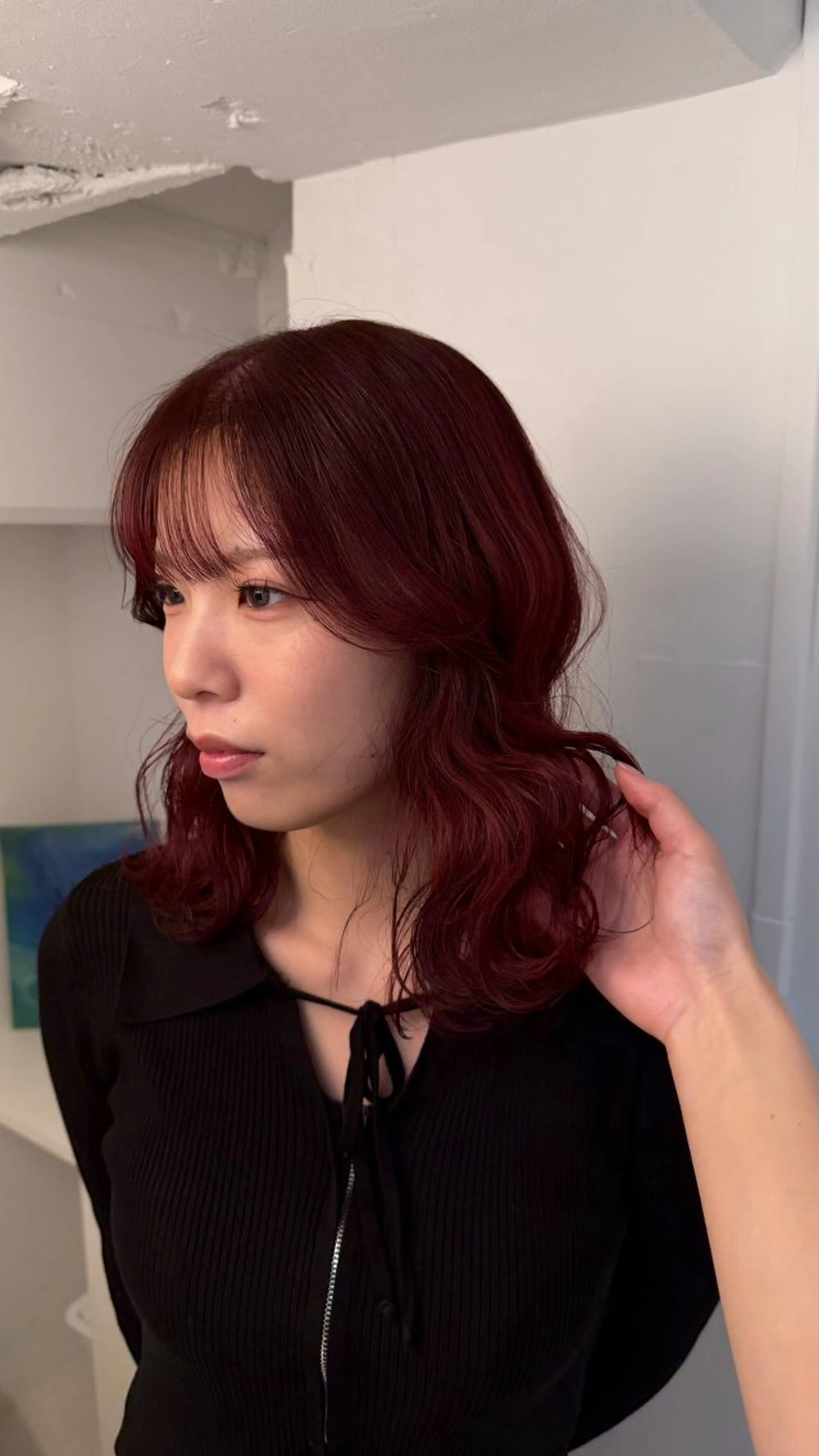 ミディアム カラー ヘアカラー トリートメント Lomalia Rukaのヘアスタイル