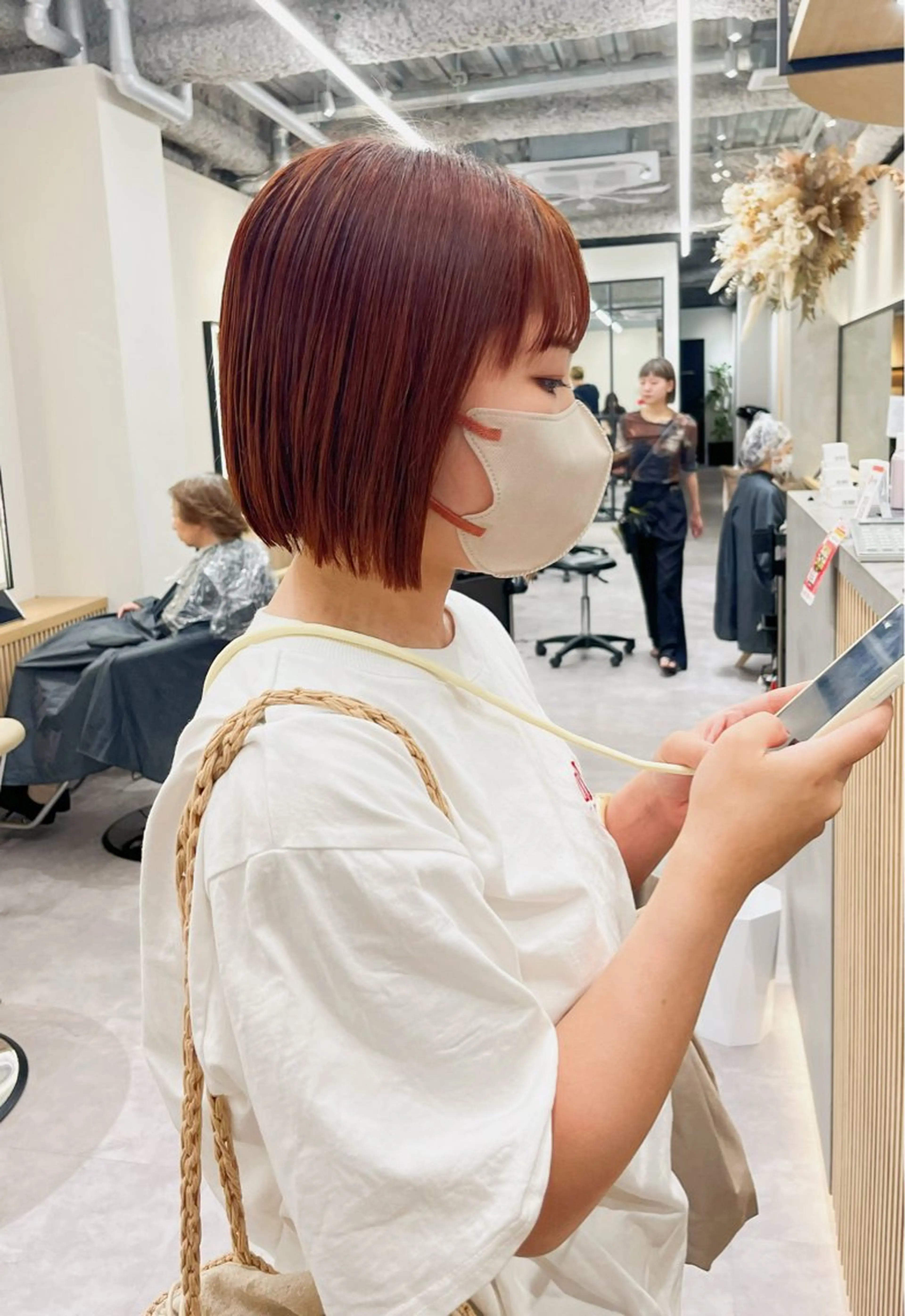 ミディアム カラー 浦和Lond 山本賢人のヘアスタイル